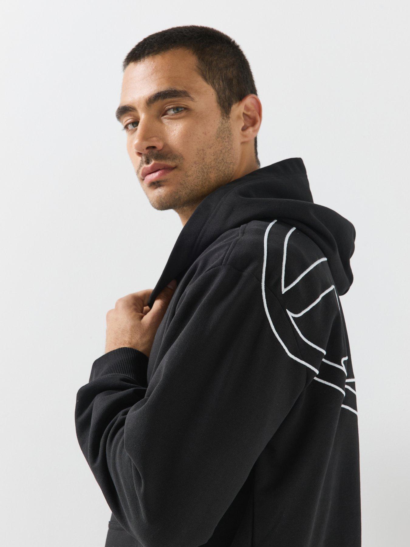 Image 4 of 6 of Diesel Diesel D Oval Overhead Hoodie - Black