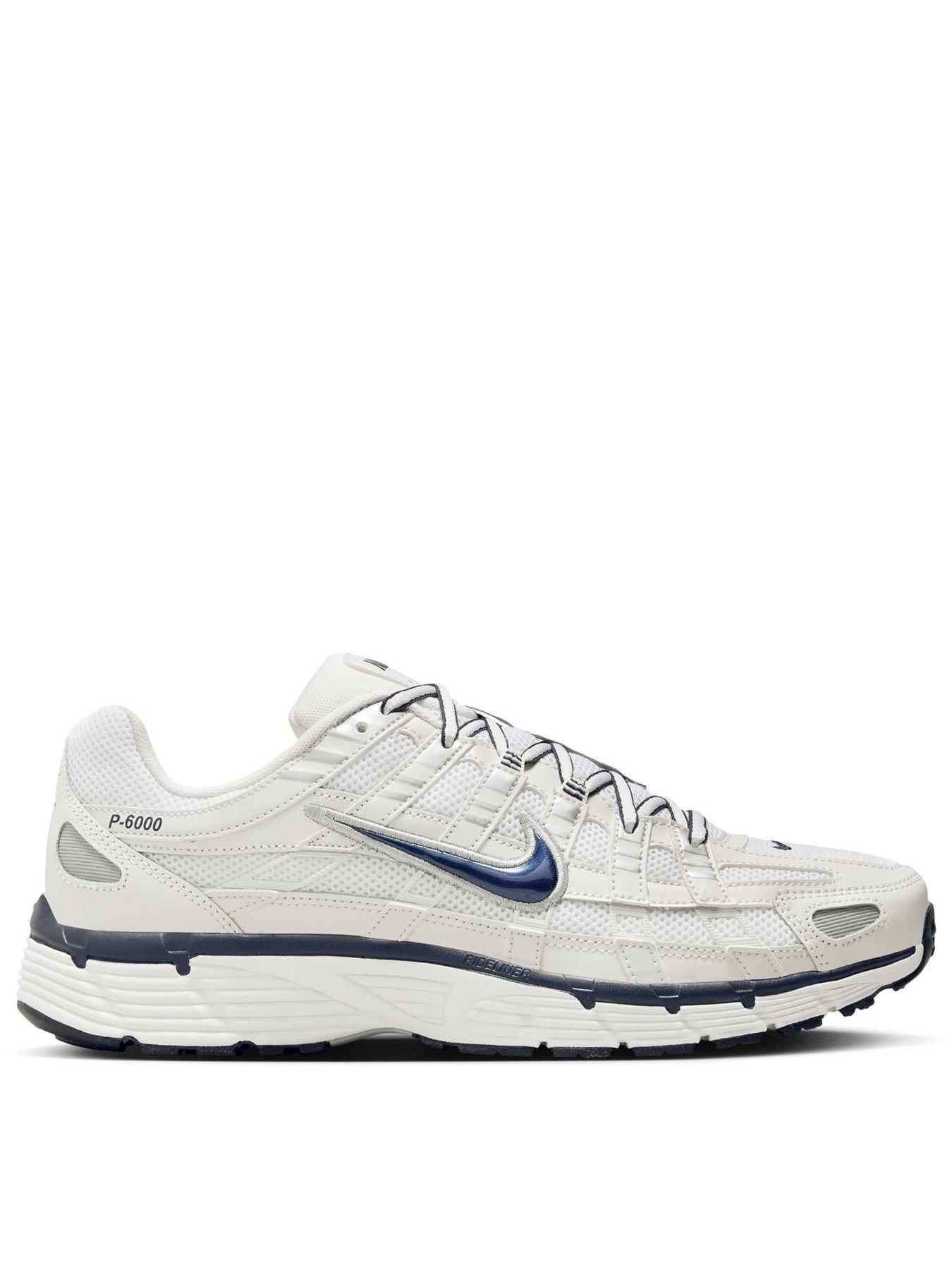 Nike Mens P-6000 Trainers - White/Blue