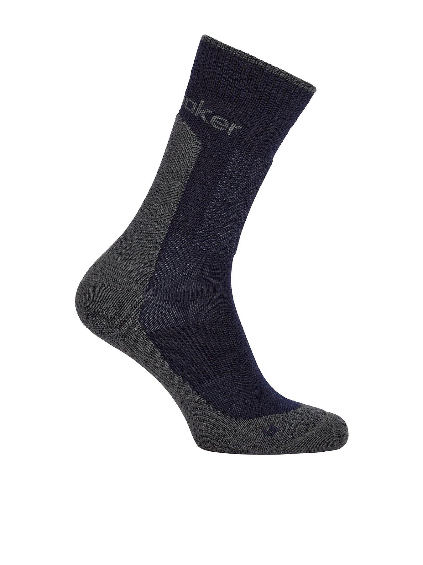Image 1 of 2 of Icebreaker Mens Merino Hiking Medium Crew Socks - Navy