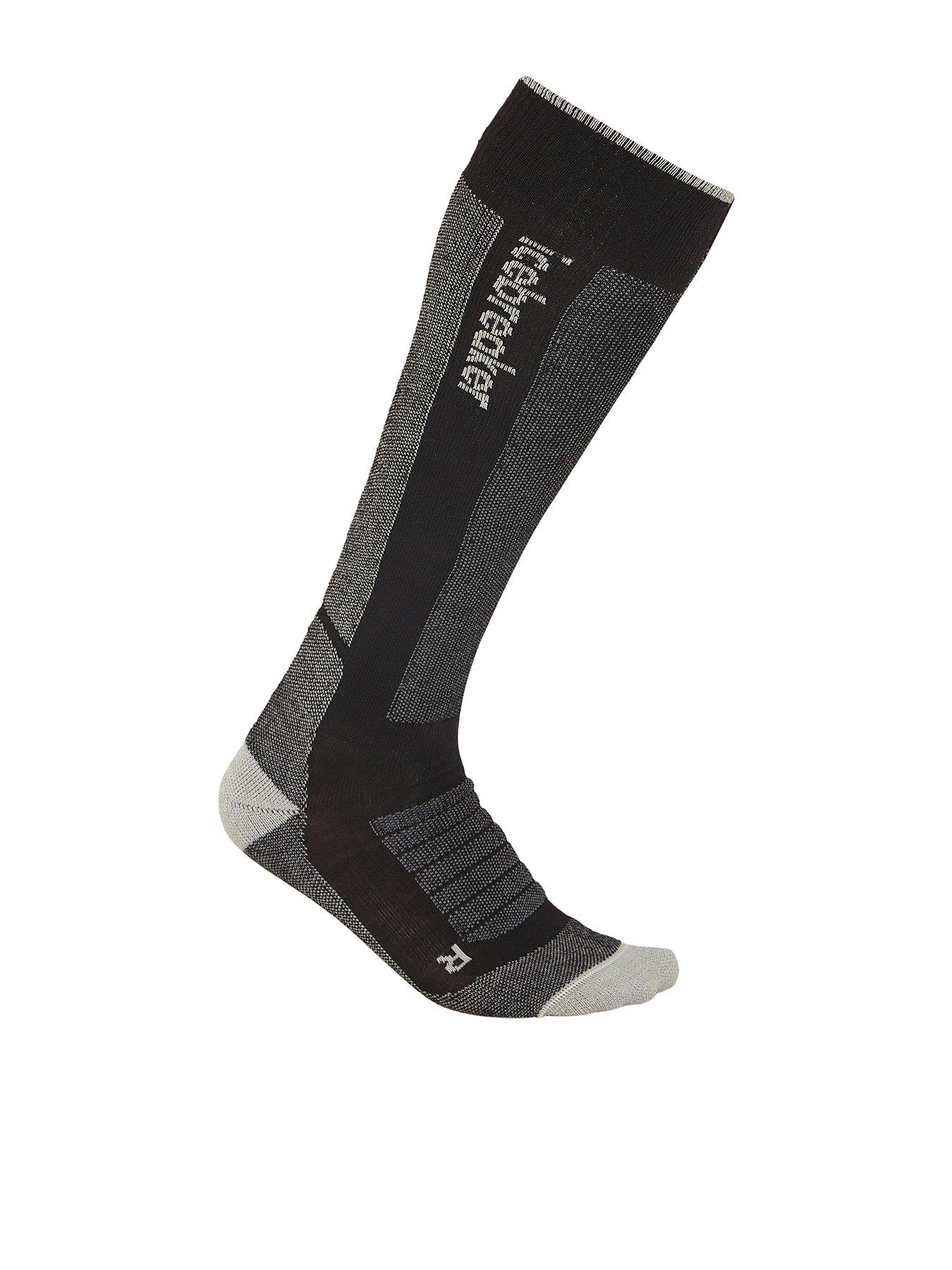Image 1 of 4 of Icebreaker Mens Merino Skiing Medium Crew Socks - Black