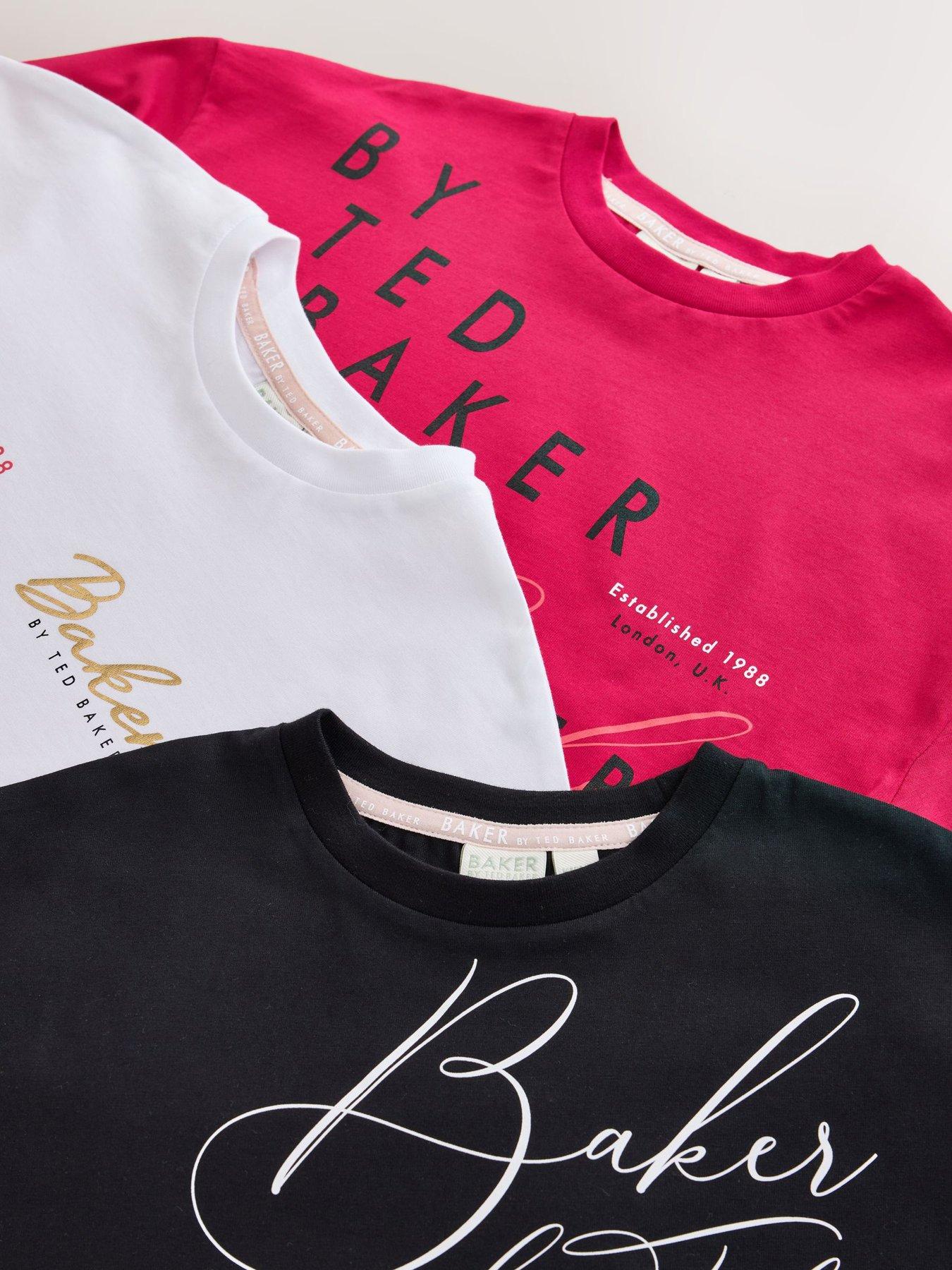 Image 3 of 6 of Ted Baker Boys 3 Pack Graphic T-Shirts - Multi