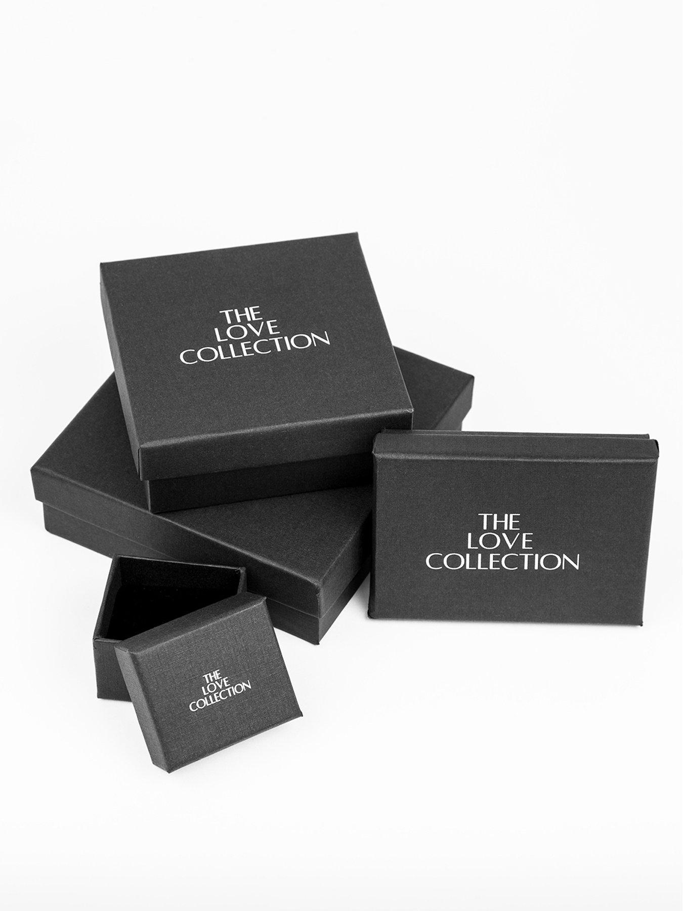 Image 5 of 5 of The Love Collection Gold Plated Sterling Silver Pearl Shaped Studs