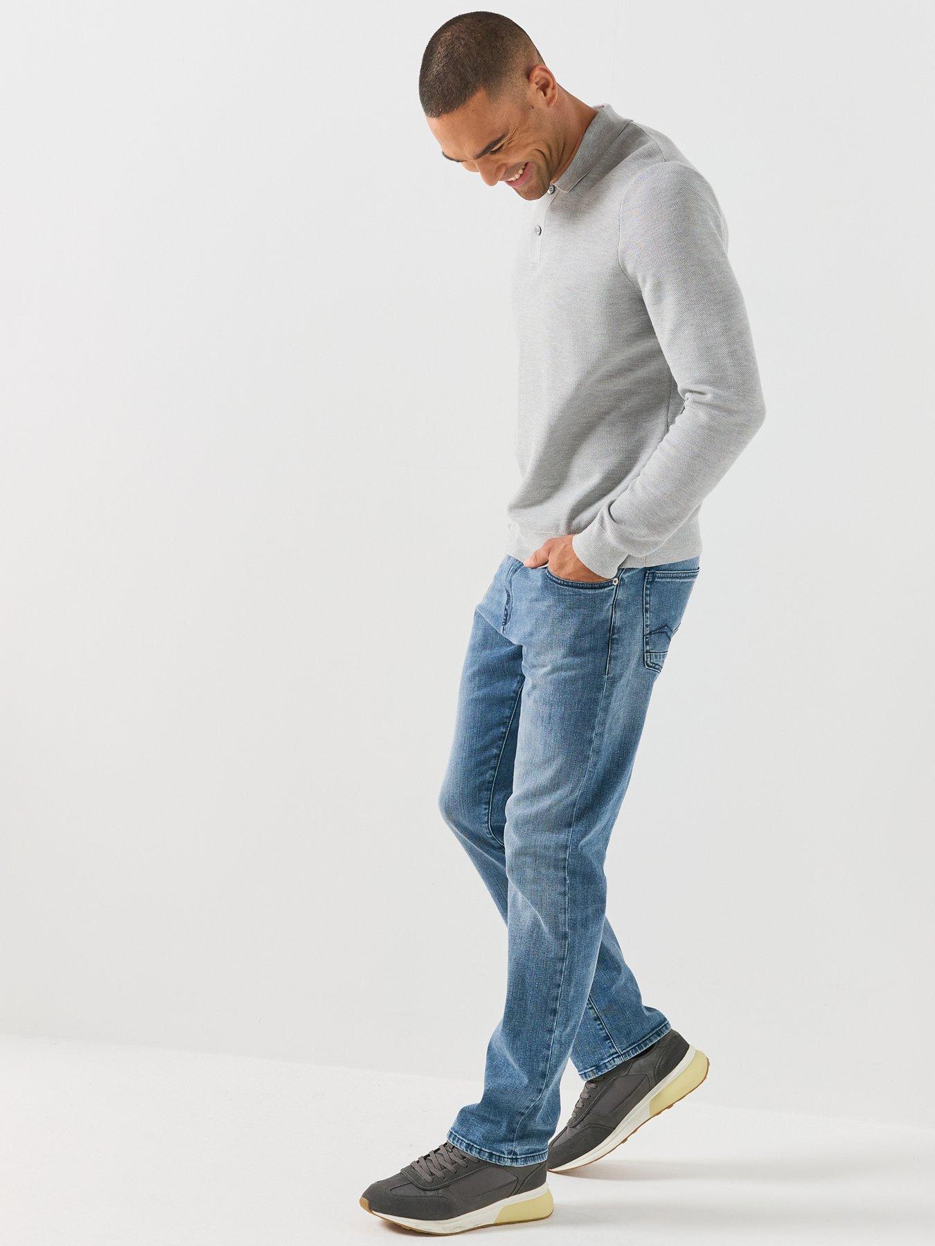 Image 3 of 6 of Replay Replay Aideen Straight Fit Jeans - Light Blue