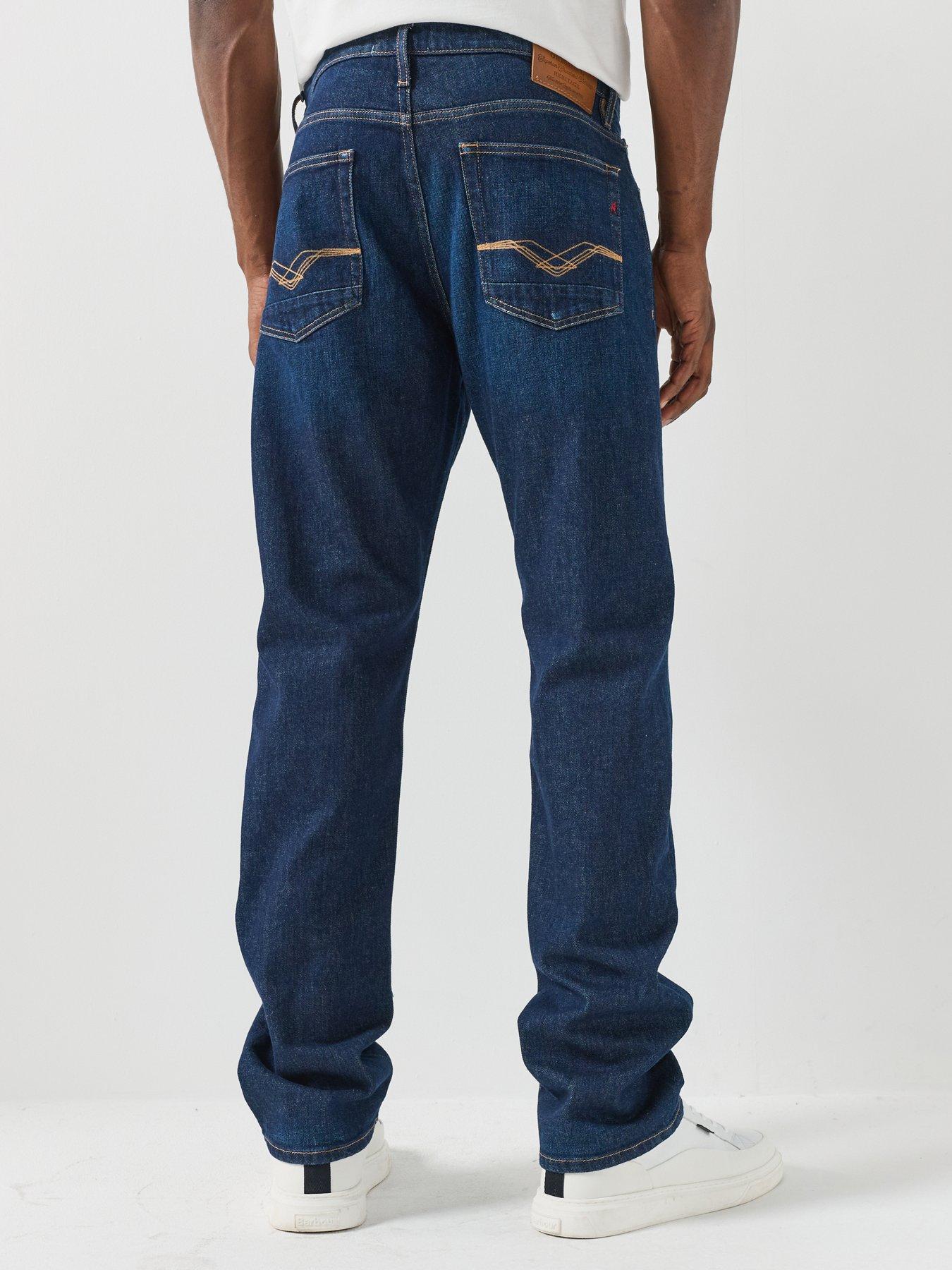 Image 2 of 6 of Replay Replay Aideen New Straight Fit Jeans - Dark Blue