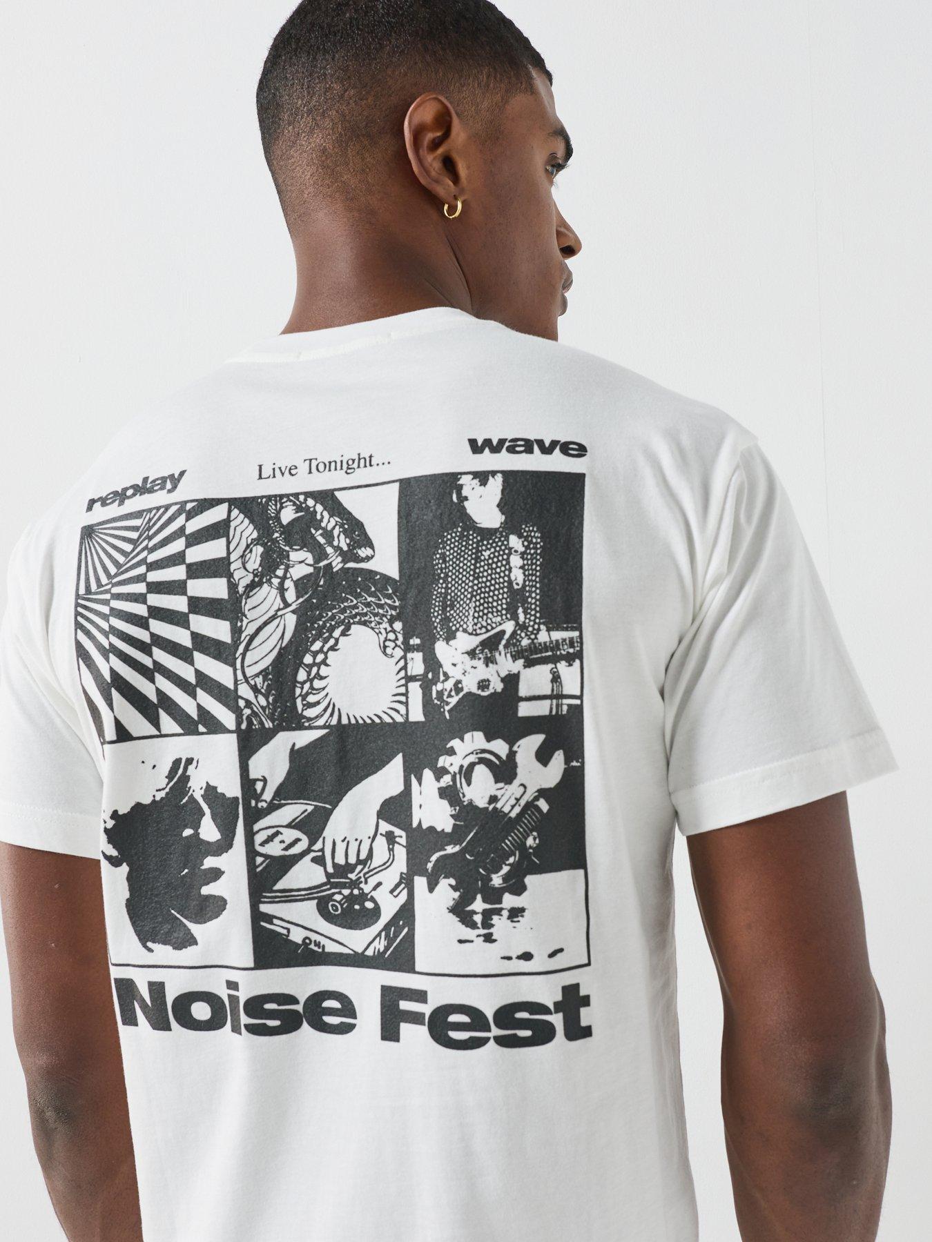 Image 2 of 5 of Replay Replay Pocket Regular Fit T-shirt - White
