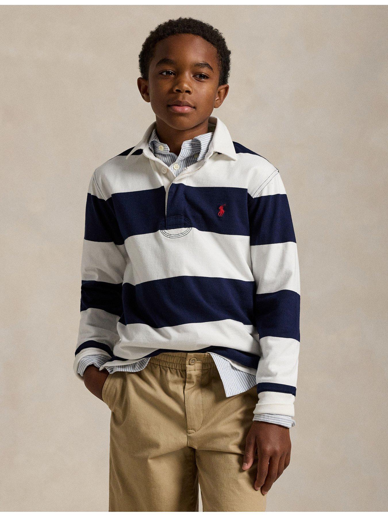 Polo Ralph Lauren Boys Stripe Rugby Shirt - Multi