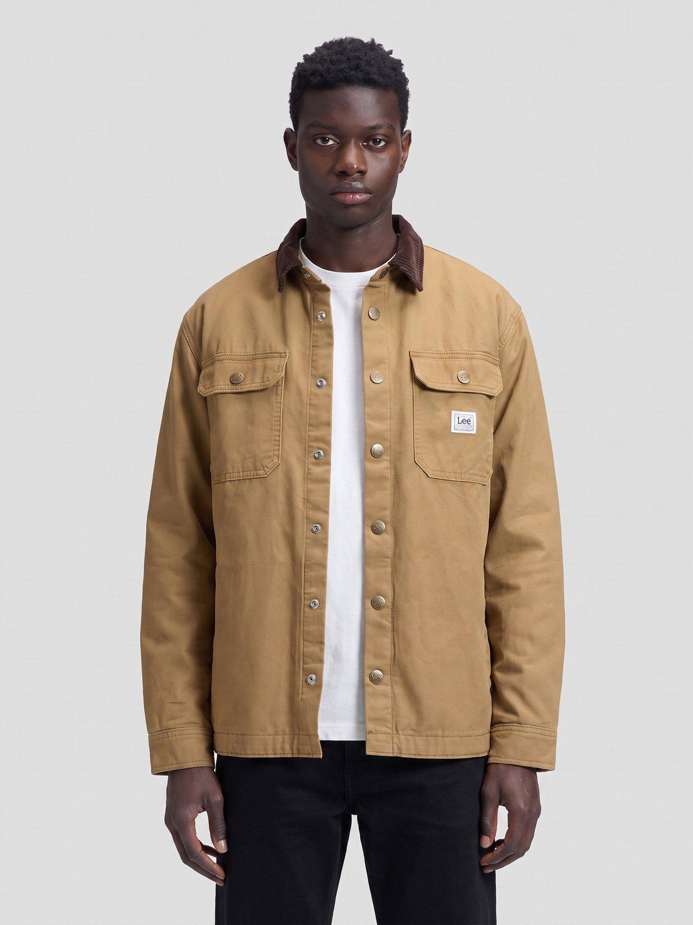 Lee Workwear Relaxed Overshirt - Dark Khaki