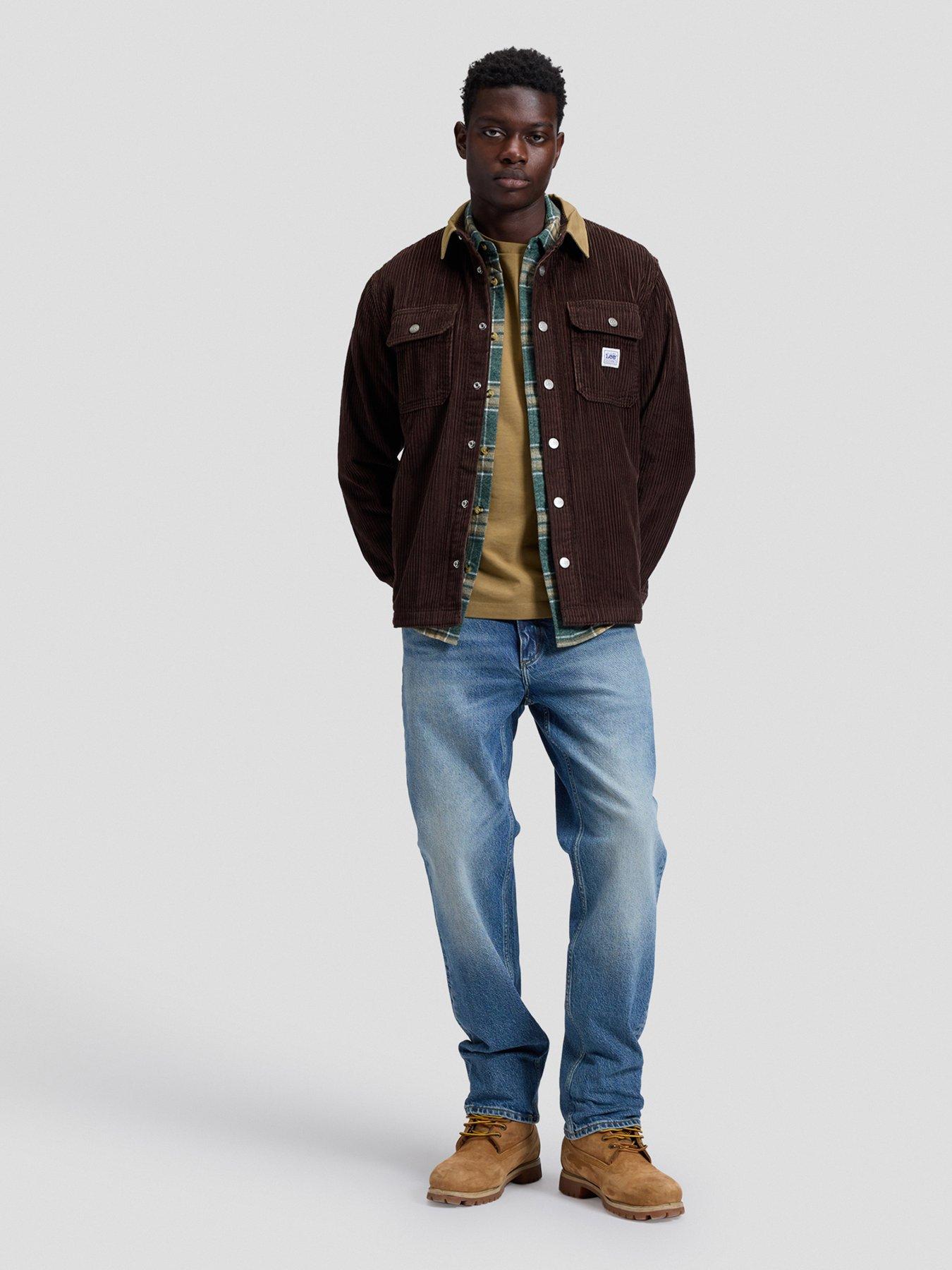 Image 3 of 5 of Lee Lee Workwear Pocket Relaxed Overshirt - Brown