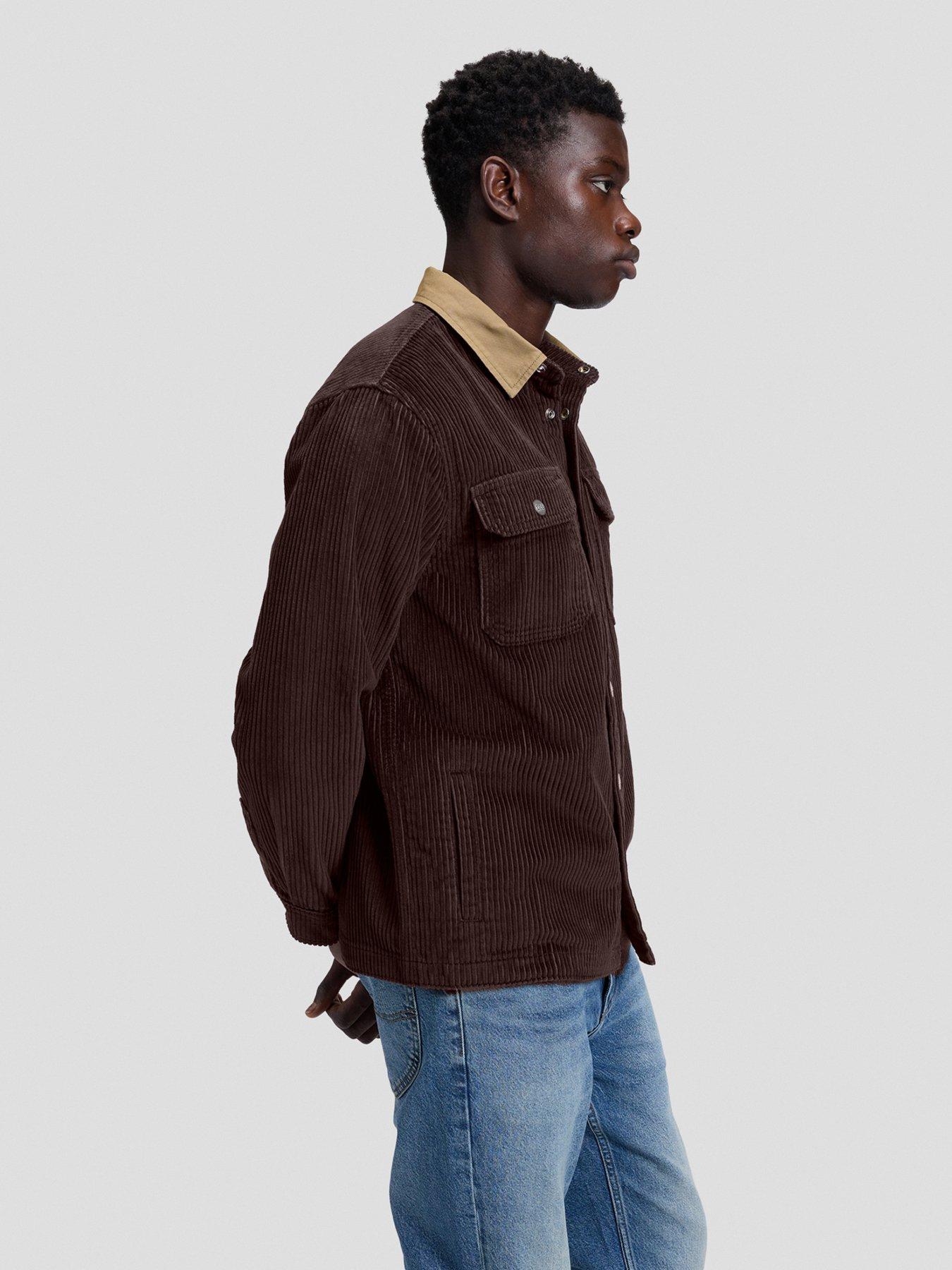 Image 4 of 5 of Lee Lee Workwear Pocket Relaxed Overshirt - Brown