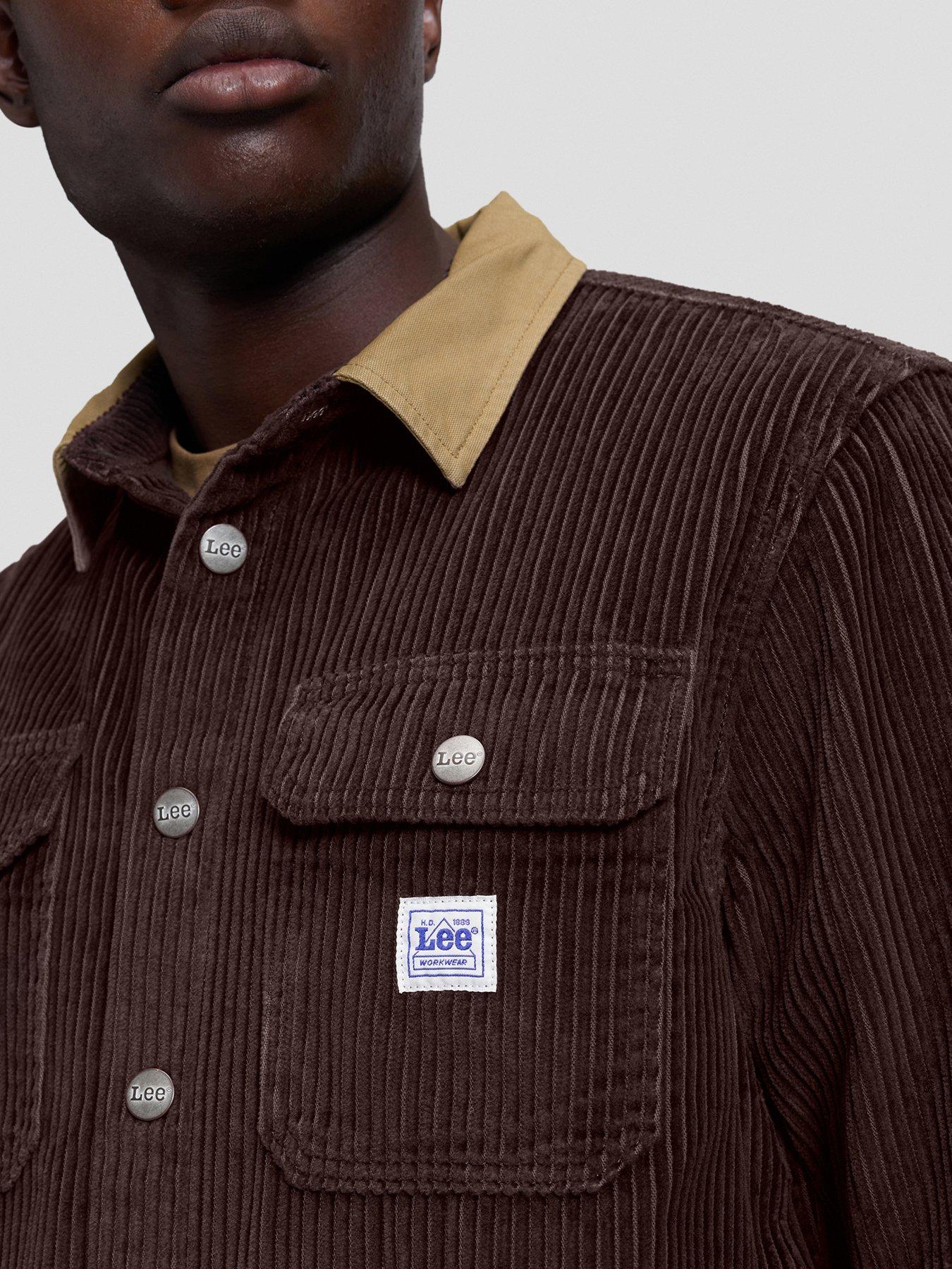 Image 5 of 5 of Lee Lee Workwear Pocket Relaxed Overshirt - Brown