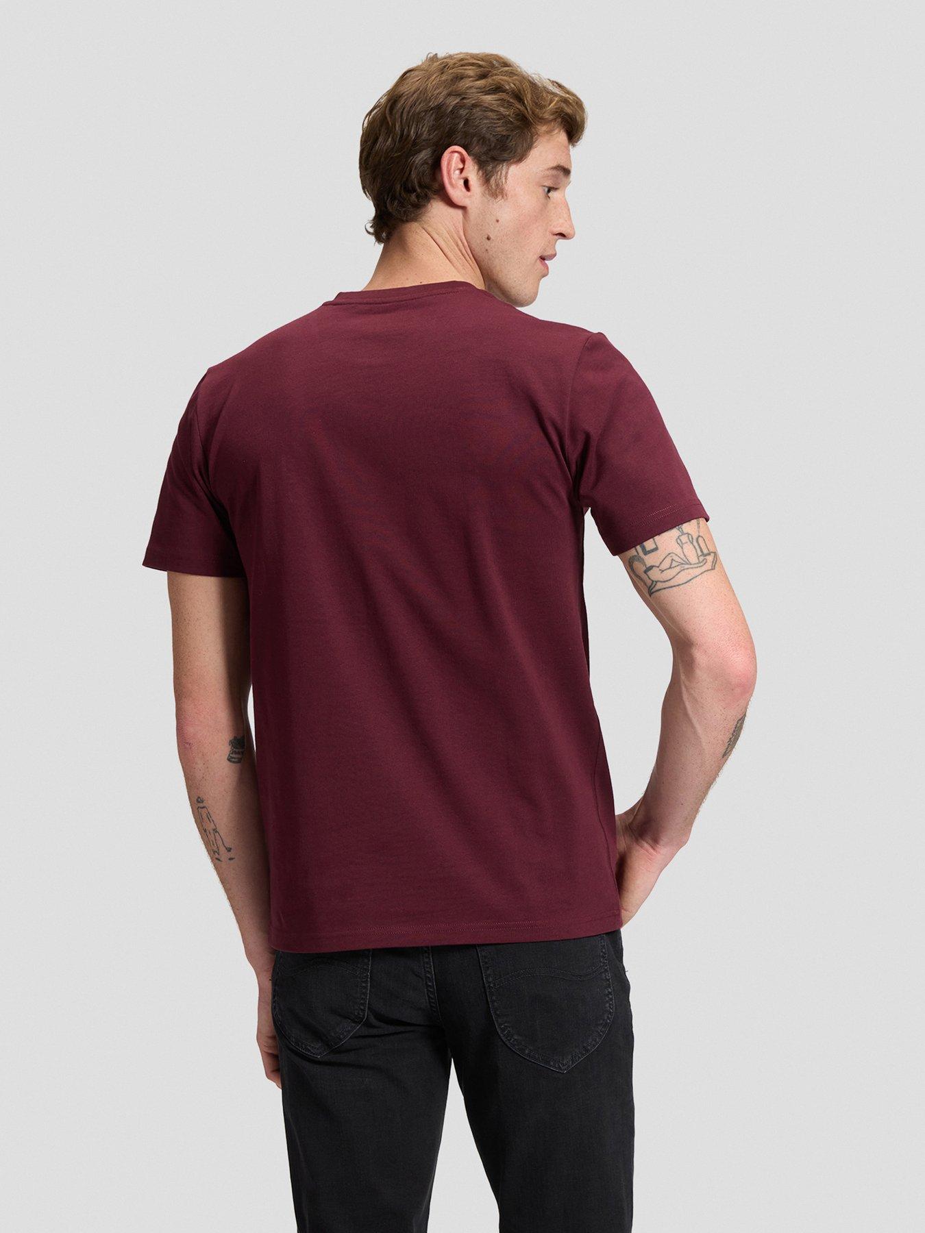 Image 2 of 4 of Lee Lee Denim Logo Regular Fit T-shirt - Red