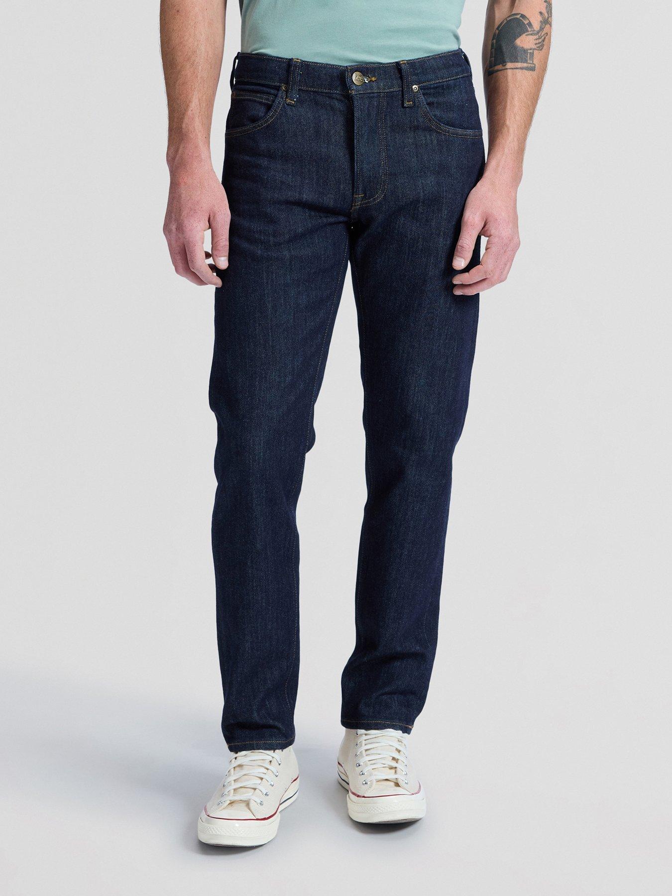 Image 1 of 5 of Lee Lee Daren Regular Straight Jeans - Dark Blue