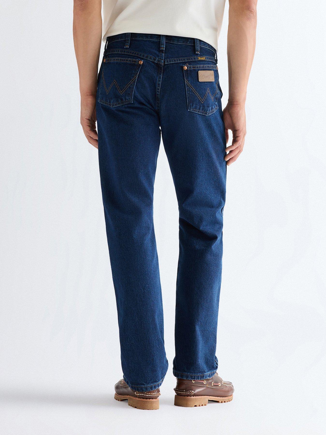 Image 2 of 5 of Wrangler 13Mwz Original Regular Bootcut Jeans - Dark Blue