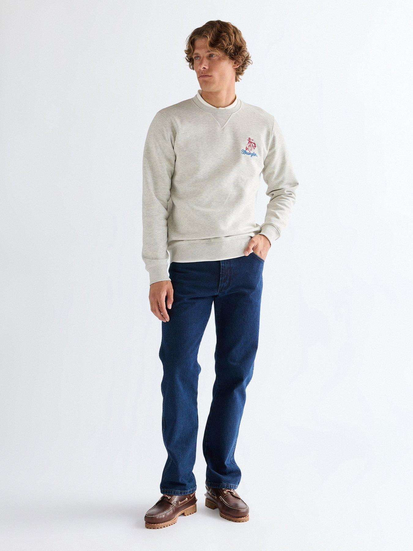 Image 3 of 5 of Wrangler 13Mwz Original Regular Bootcut Jeans - Dark Blue