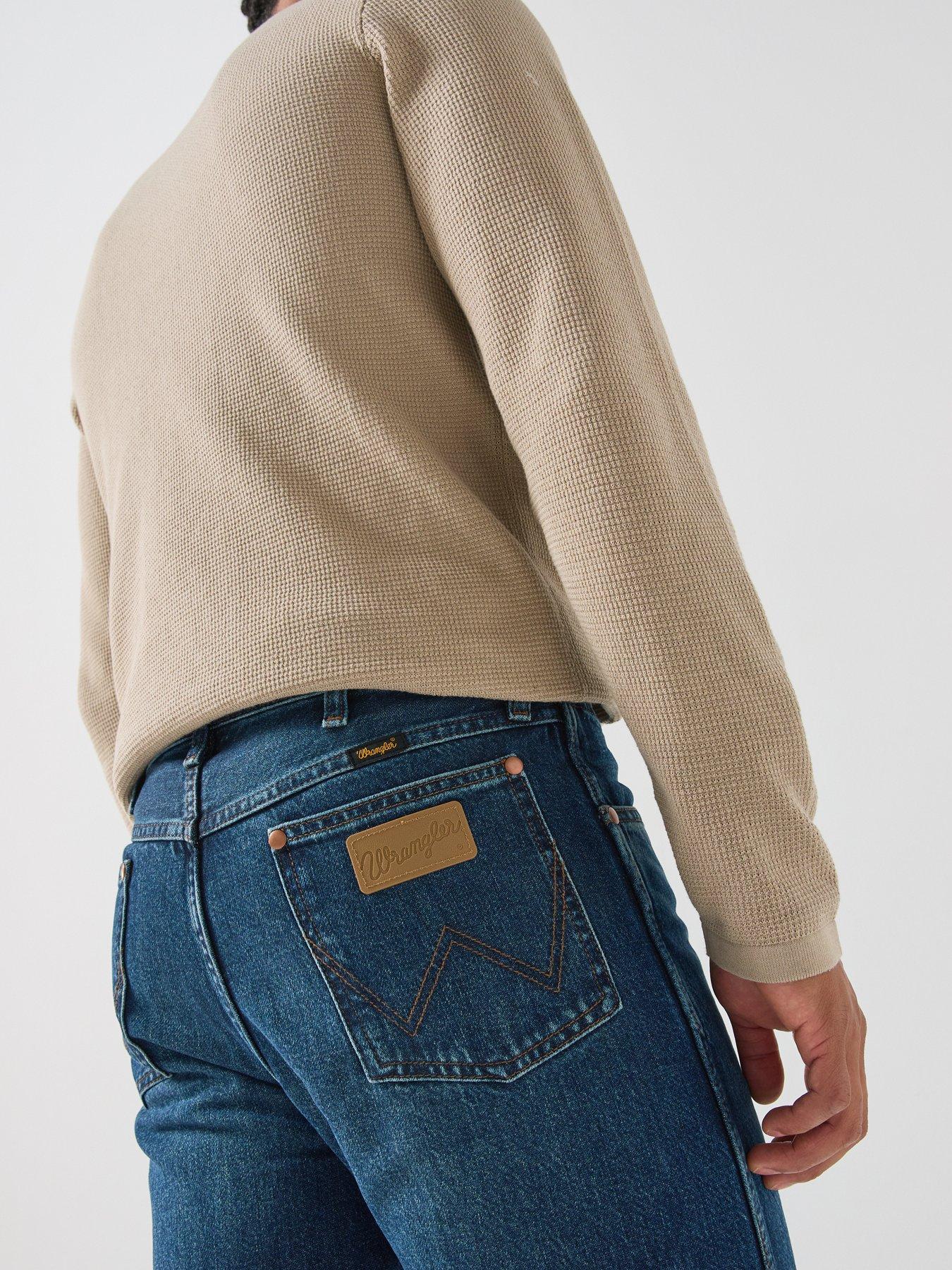 Image 4 of 5 of Wrangler Wrangler 13mwz Original Regular Bootcut Jeans - Dark Blue