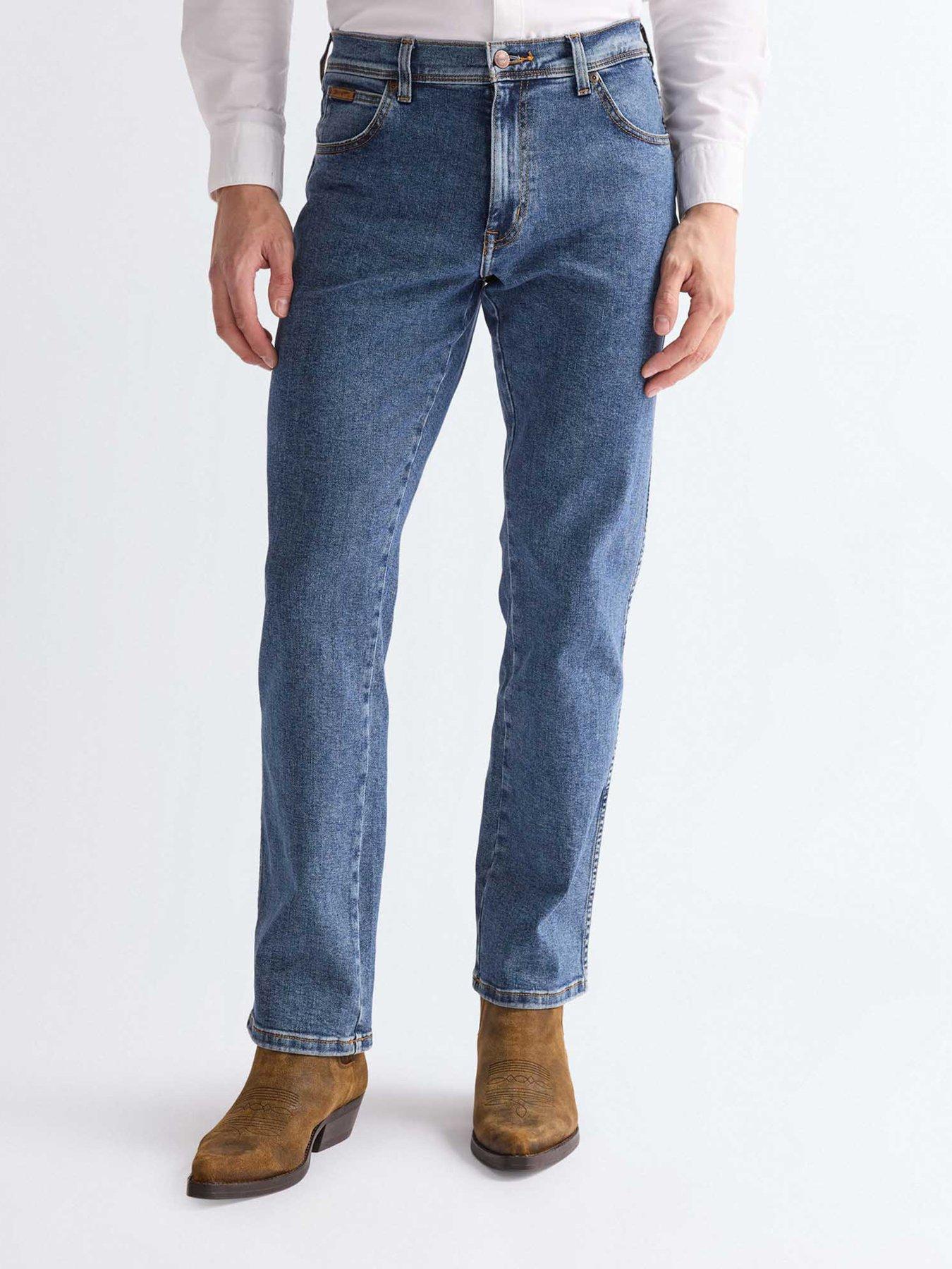 Wrangler Texas Authentic Straight Jeans - Dark Blue