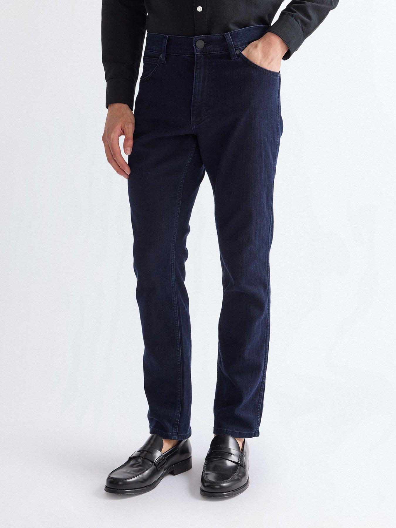 Wrangler Wrangler Greensboro Regular Straight Jeans - Dark Blue