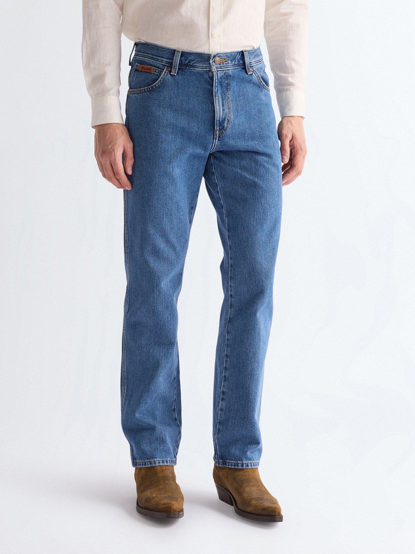 Wrangler Wrangler Texas Authentic Straight Jeans - Dark Blue