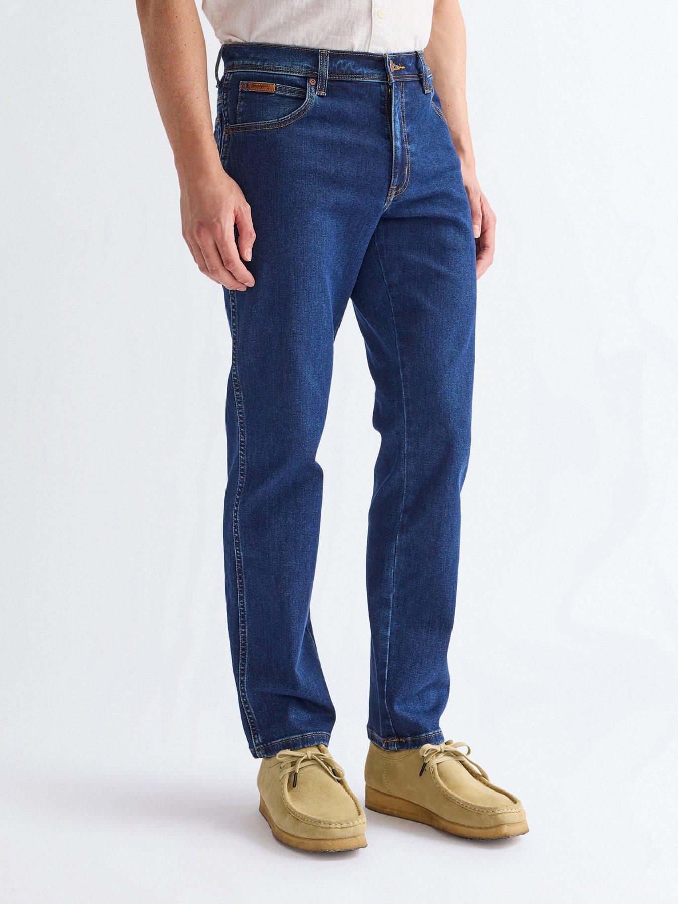 Wrangler Wrangler Texas Authentic Straight Jeans - Dark Blue