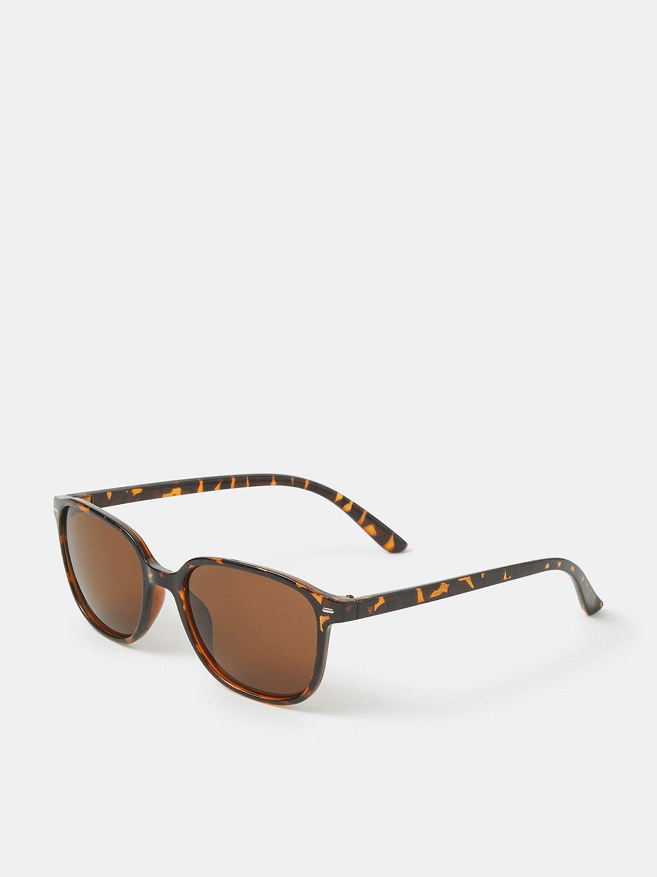 Accessorize Tort Wayfarer Sunglasses - Brown