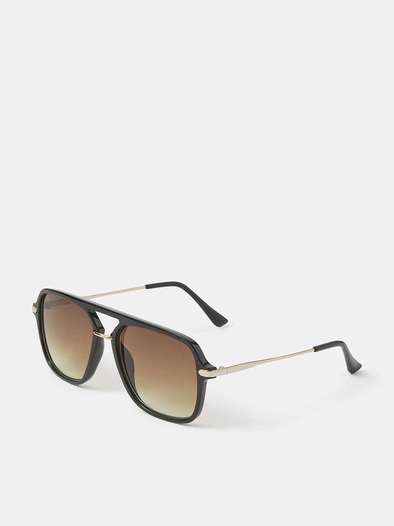 Accessorize Tinted Aviator Sunglasses - Black