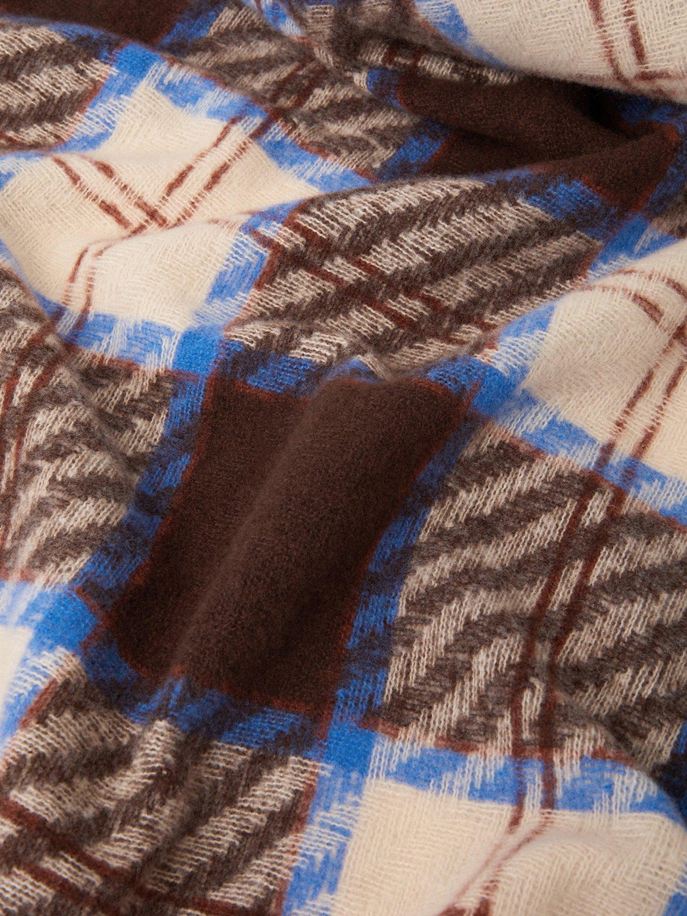 Image 2 of 2 of Accessorize Yale Checked Blanket Scarf - Multi