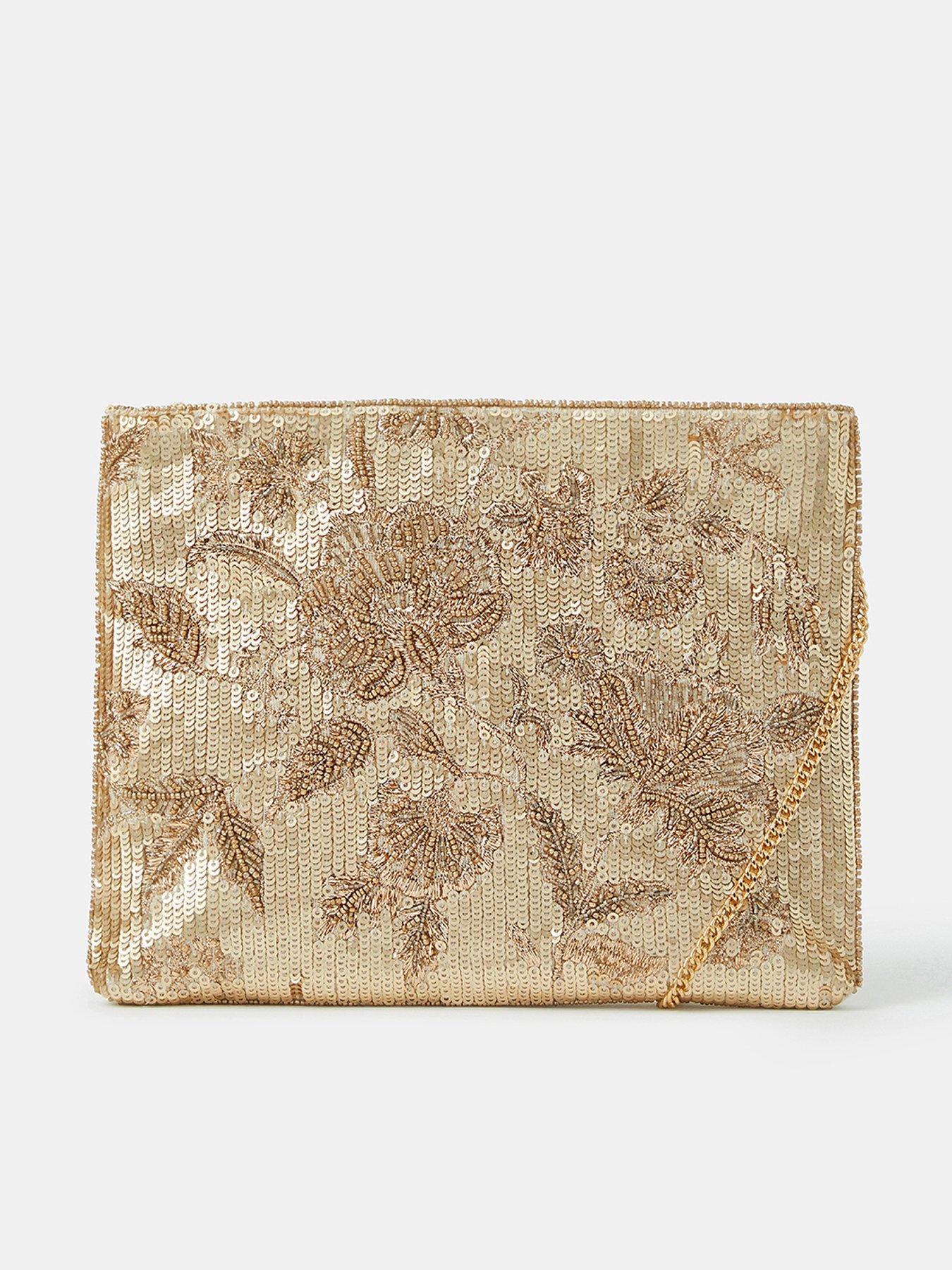 Accessorize Small Clutch Bag - Gold