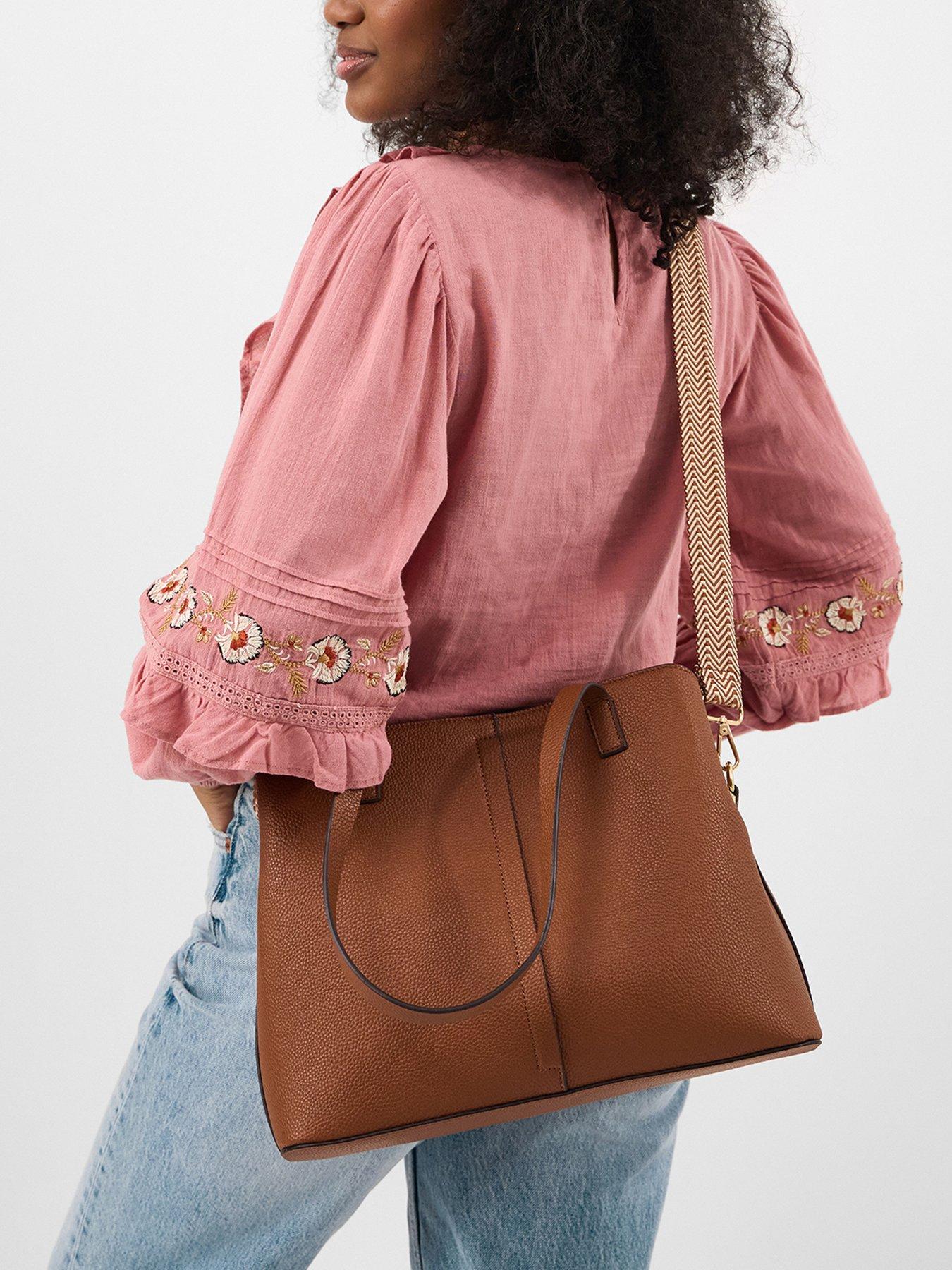 Image 2 of 5 of Accessorize WEBBING STRAP SHOULDE