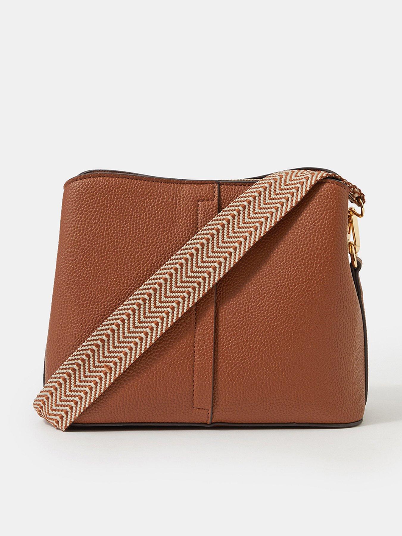 Image 1 of 5 of Accessorize WEBBING STRAP CROSSBO