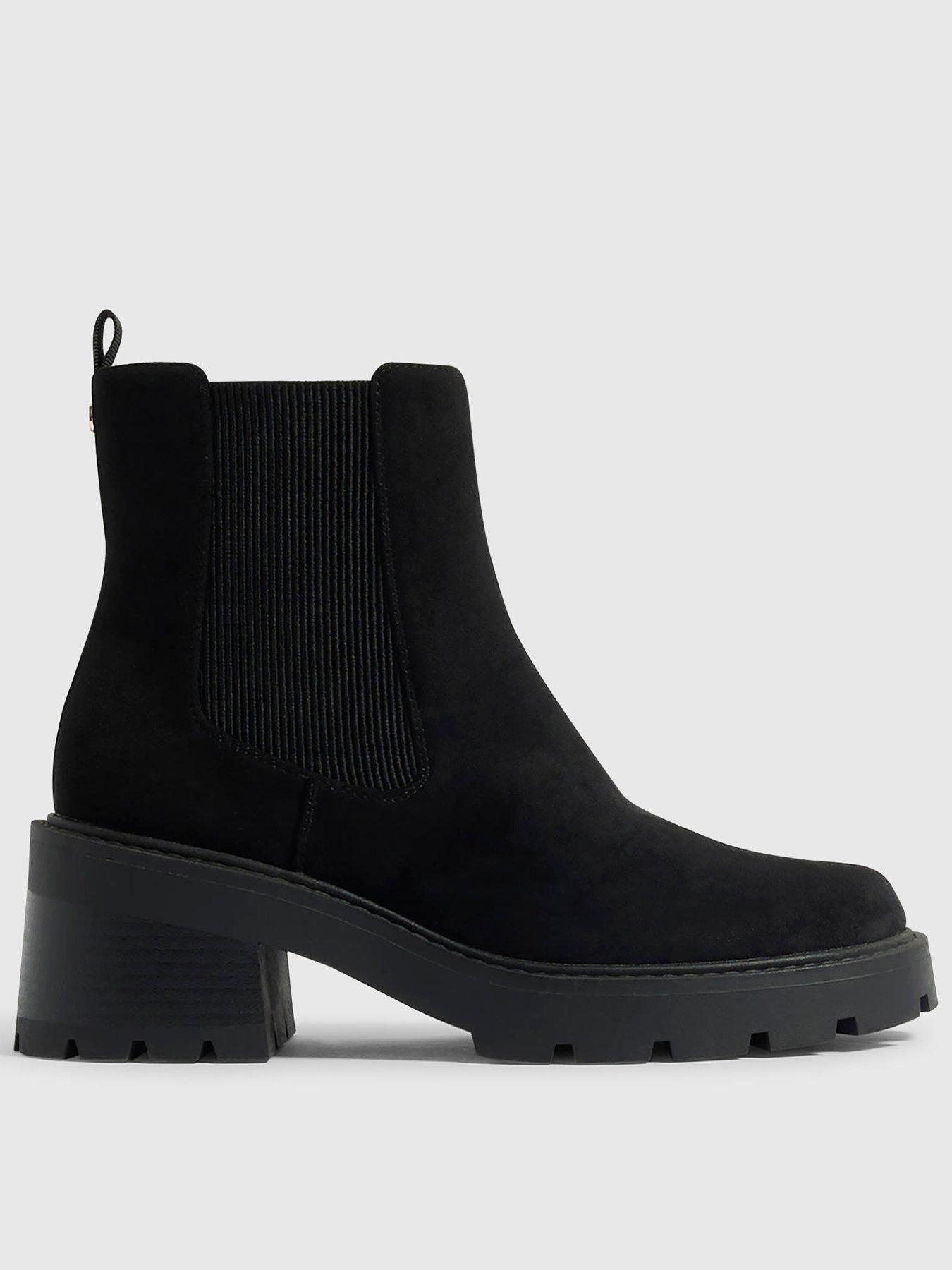 Image 1 of 5 of River Island Chunky Cleated Chelsea Boot