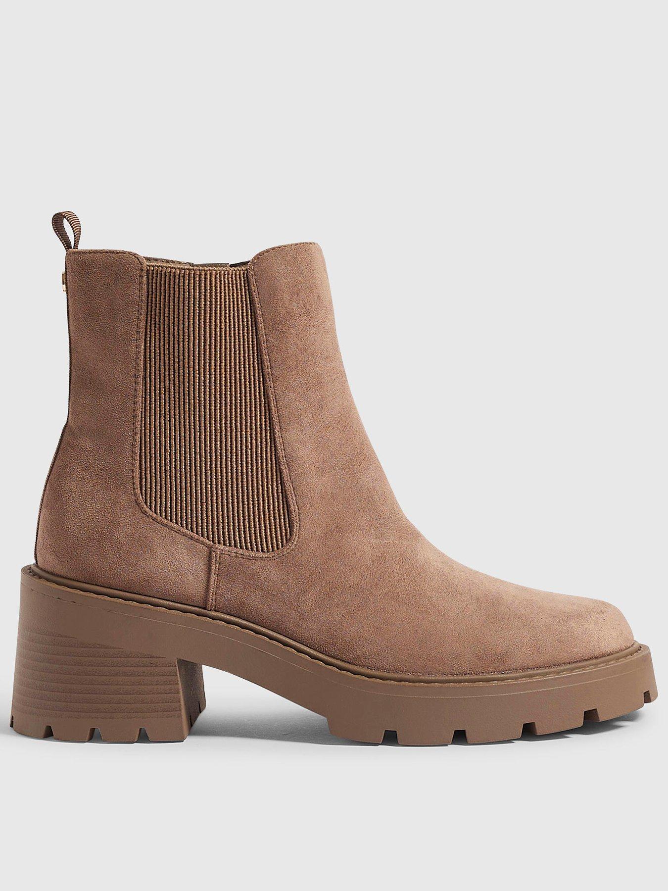 Image 1 of 5 of River Island Chunky Cleated Chelsea Boot