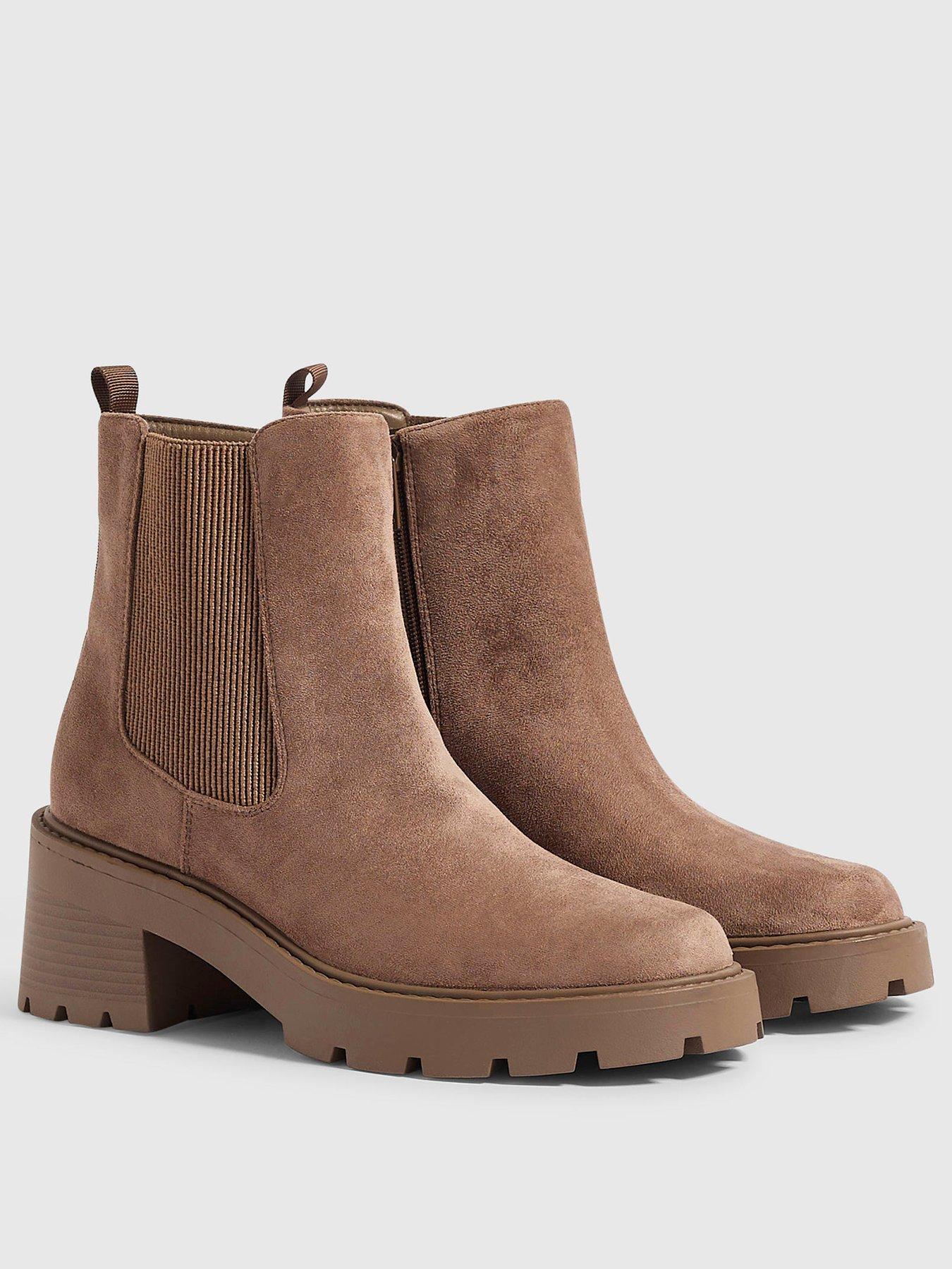 Image 2 of 5 of River Island Chunky Cleated Chelsea Boot