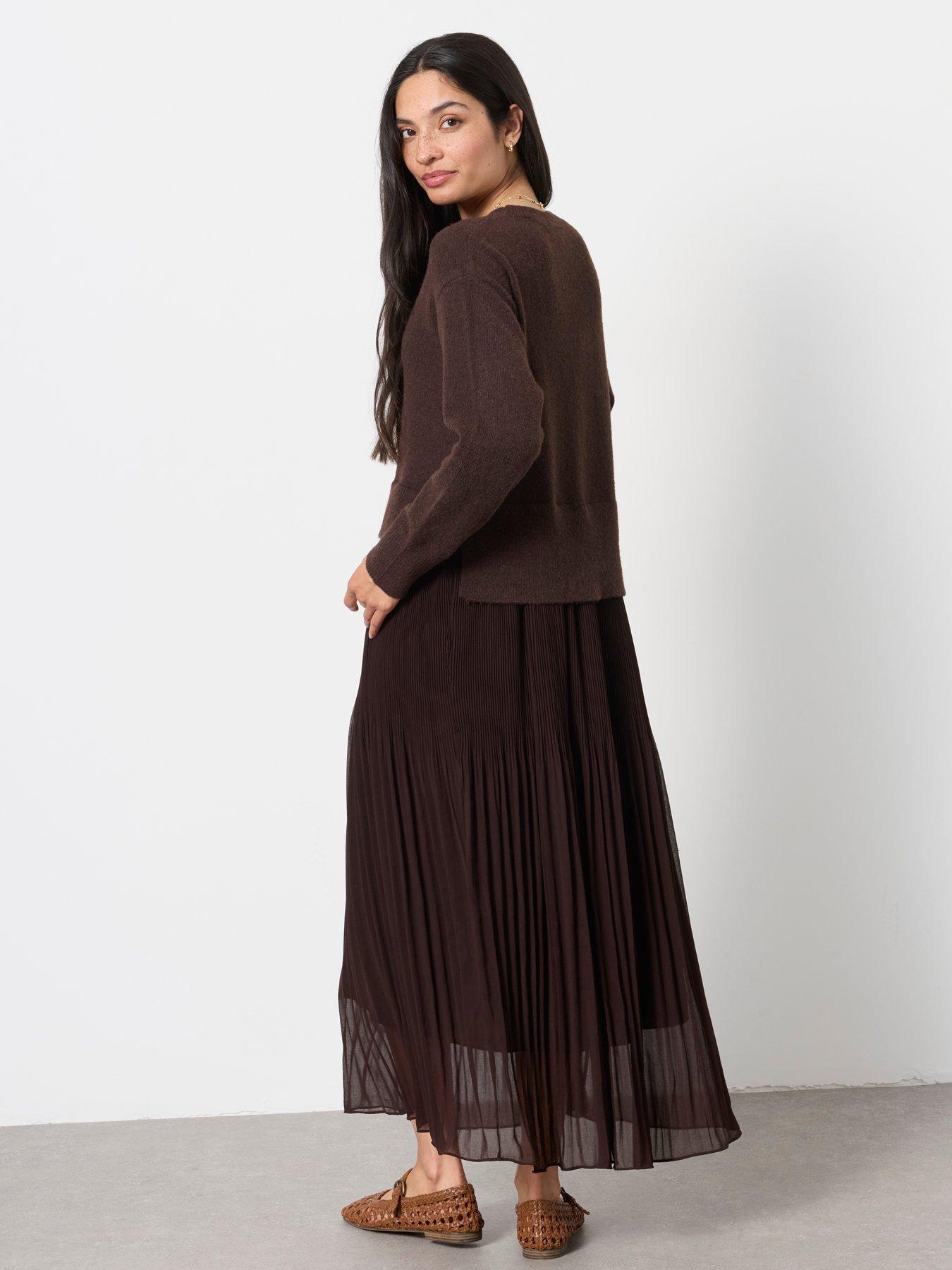 Image 2 of 6 of FatFace Sally Knit 2in1 Maxi