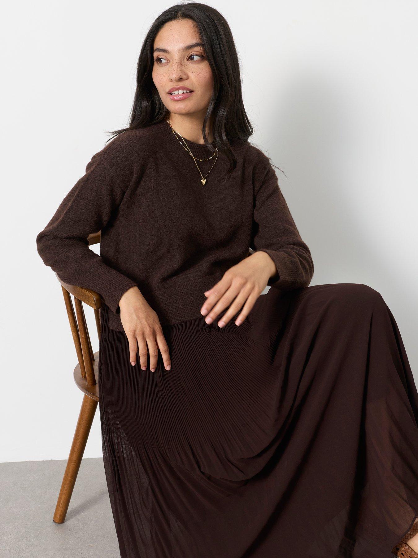 Image 3 of 6 of FatFace Sally Knit 2in1 Maxi