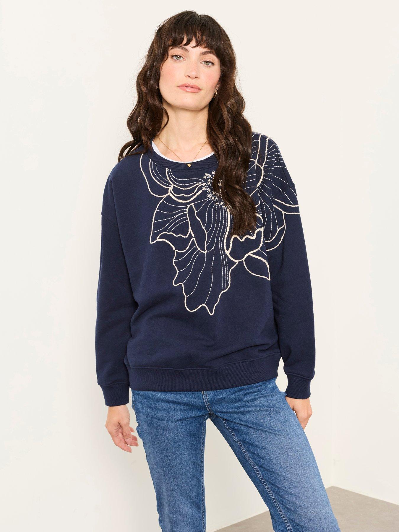 FatFace Emily Embroidered Cr
