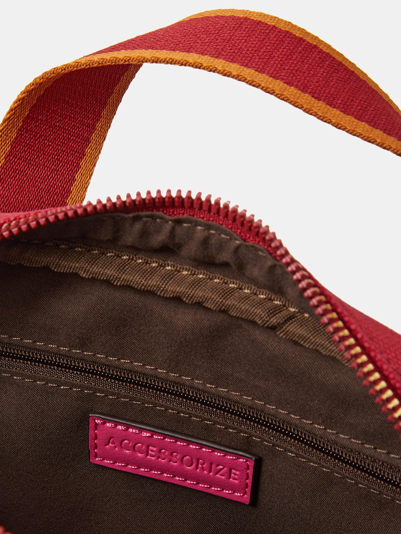 Image 5 of 5 of Accessorize CANVAS TOP HANDLE CROSSBO
