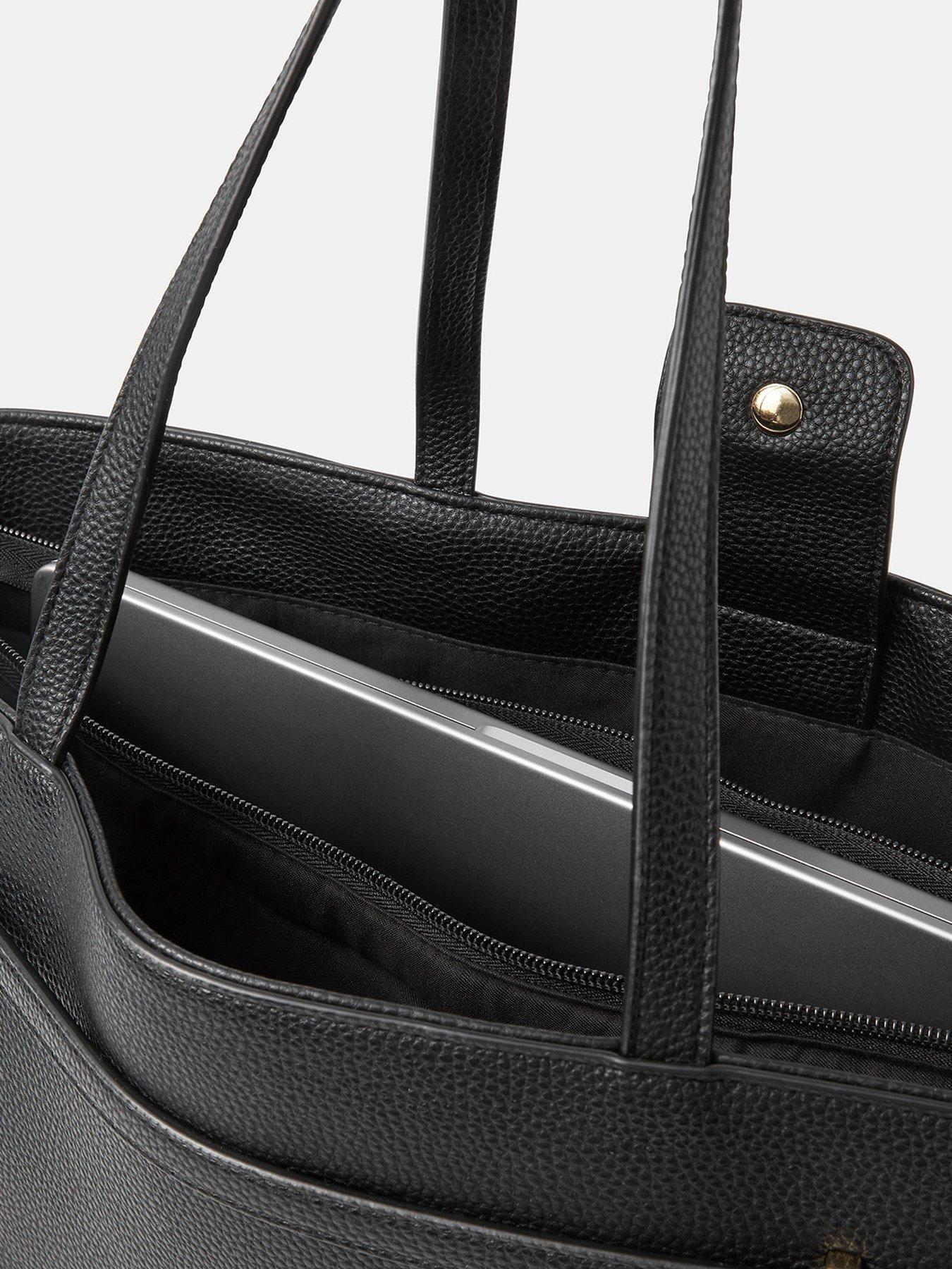 Image 6 of 6 of Accessorize Large Tote Bag - Black