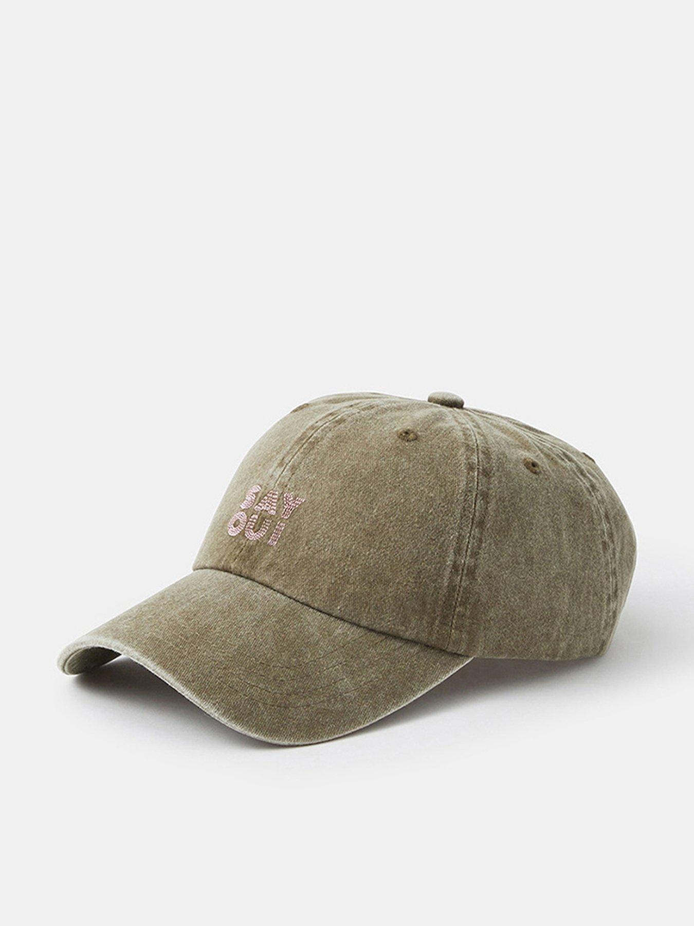 Accessorize Say Oui Baseball Cap - Green
