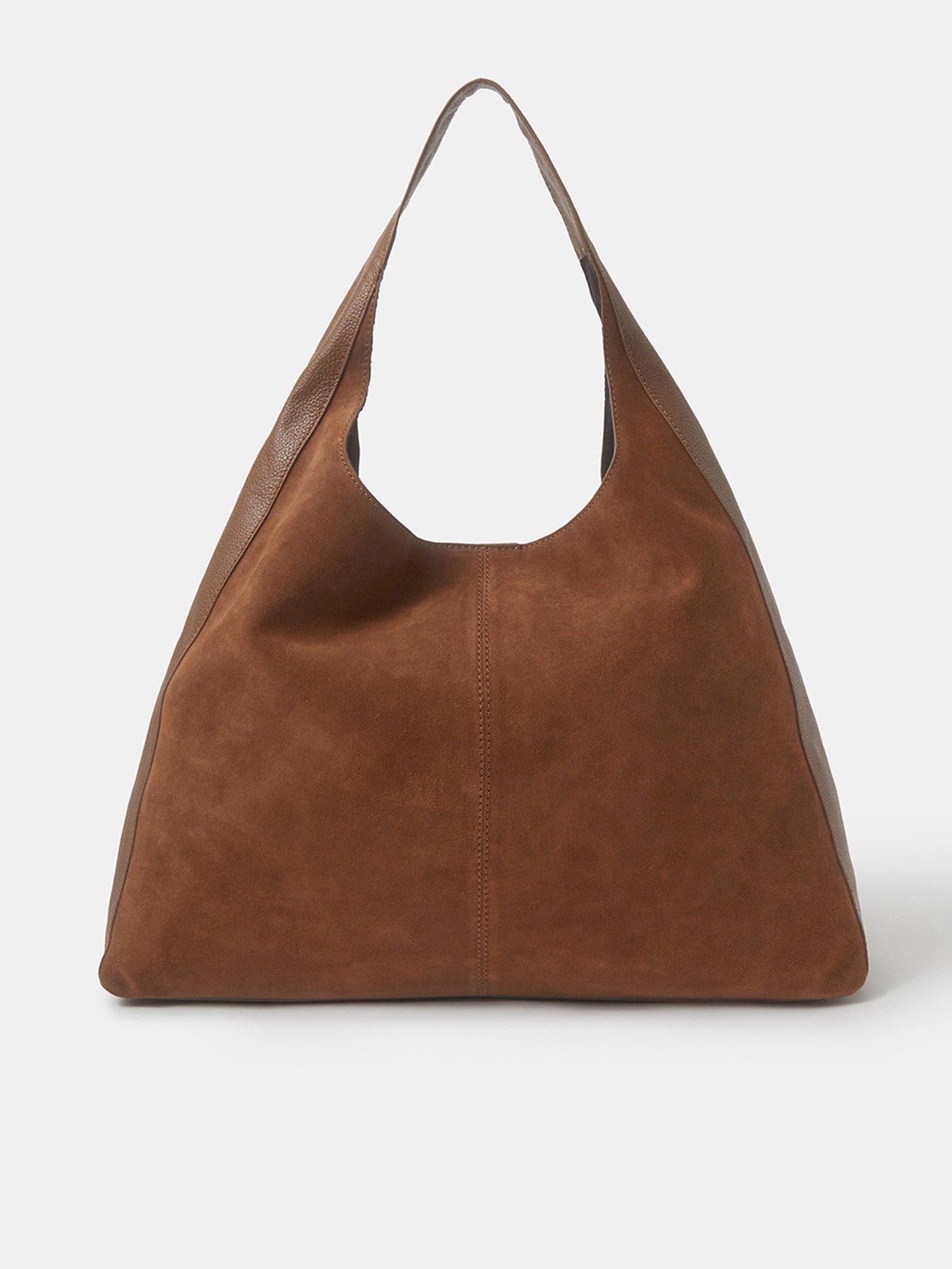 Image 1 of 5 of Accessorize Slouch Shoulder Bag - Brown