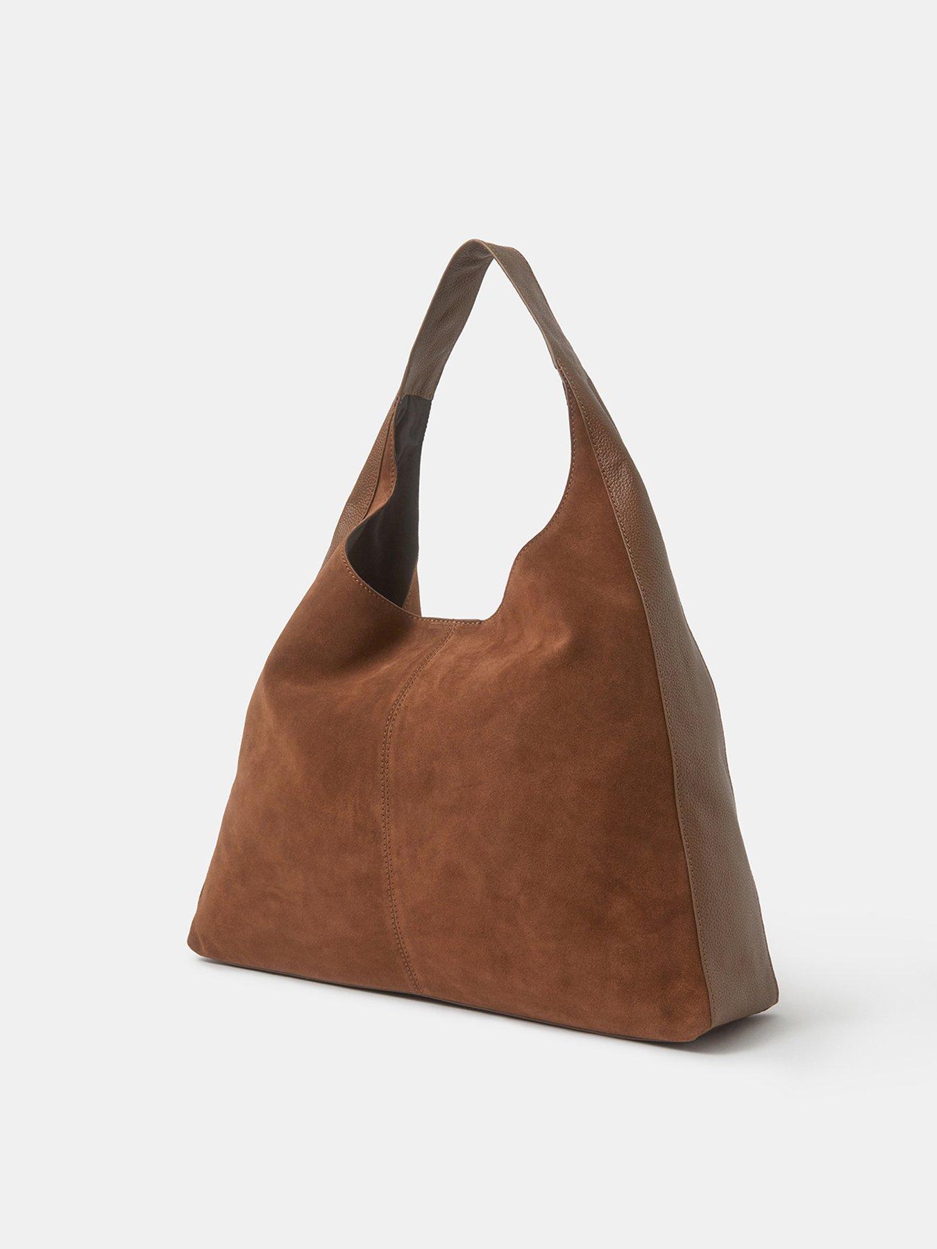 Image 3 of 5 of Accessorize Slouch Shoulder Bag - Brown