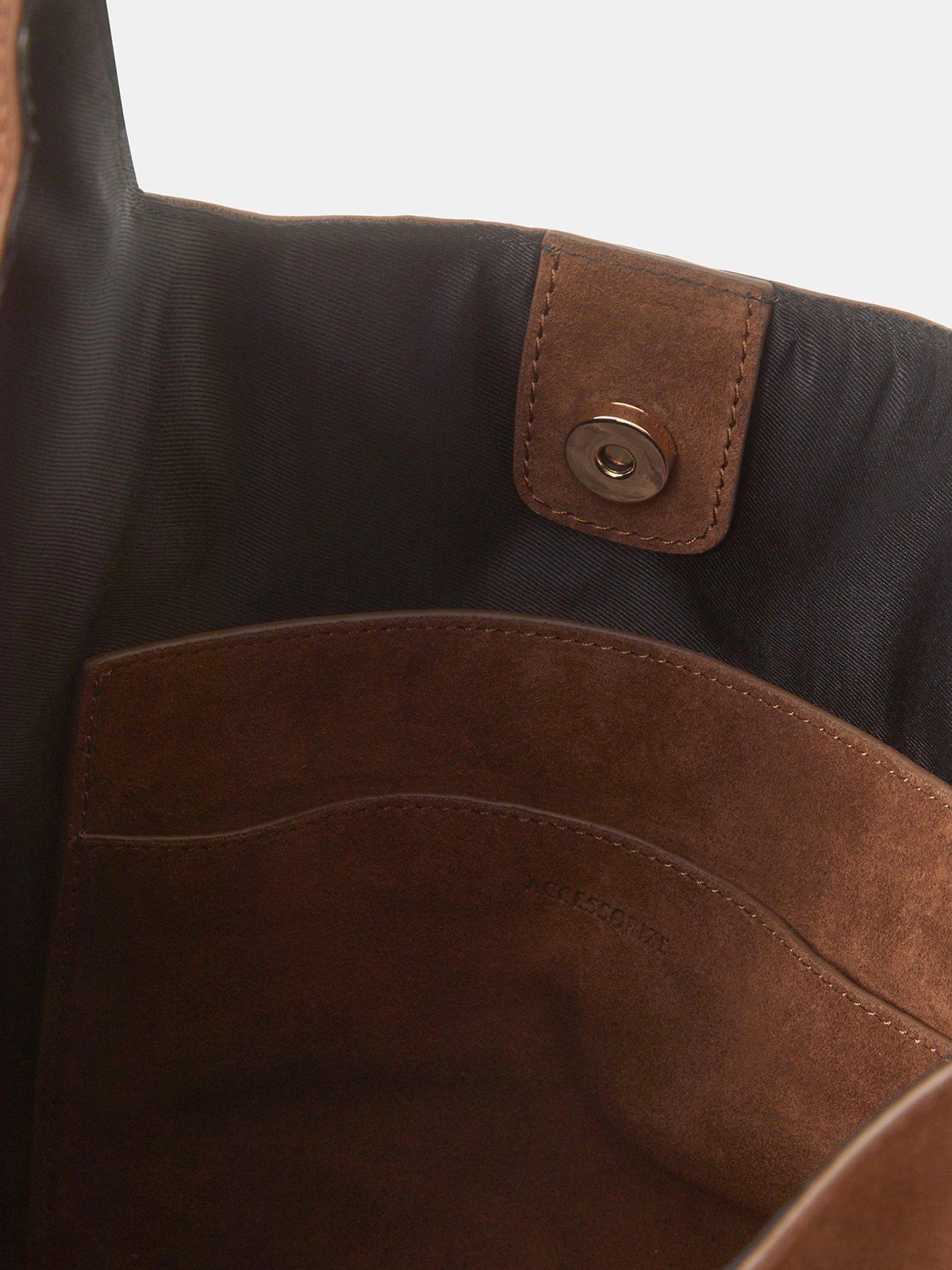 Image 5 of 5 of Accessorize Slouch Shoulder Bag - Brown