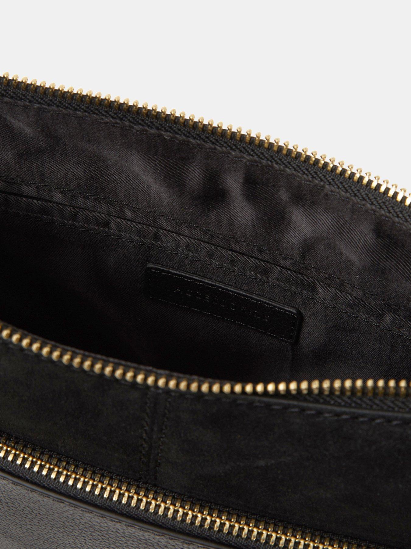 Image 5 of 5 of Accessorize Leather Curved Messenger Bag