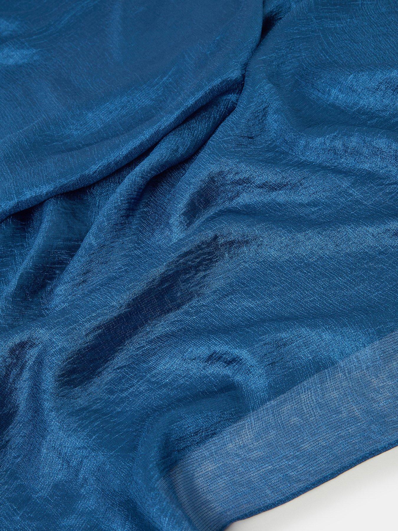 Image 2 of 2 of Monsoon Sammy Shimmer Scarf - Blue