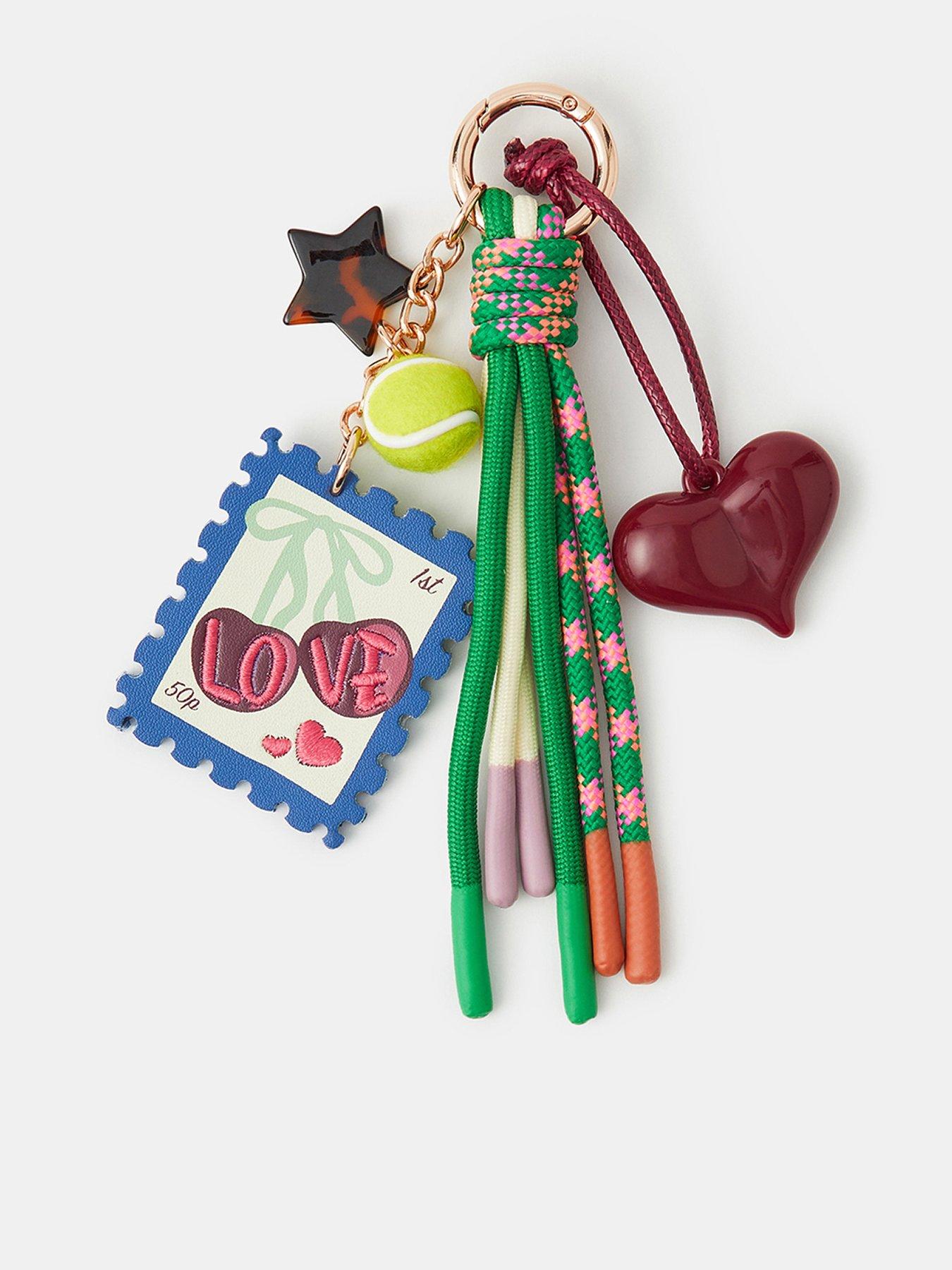 Accessorize Stamp Cord Bag Charm - Multi