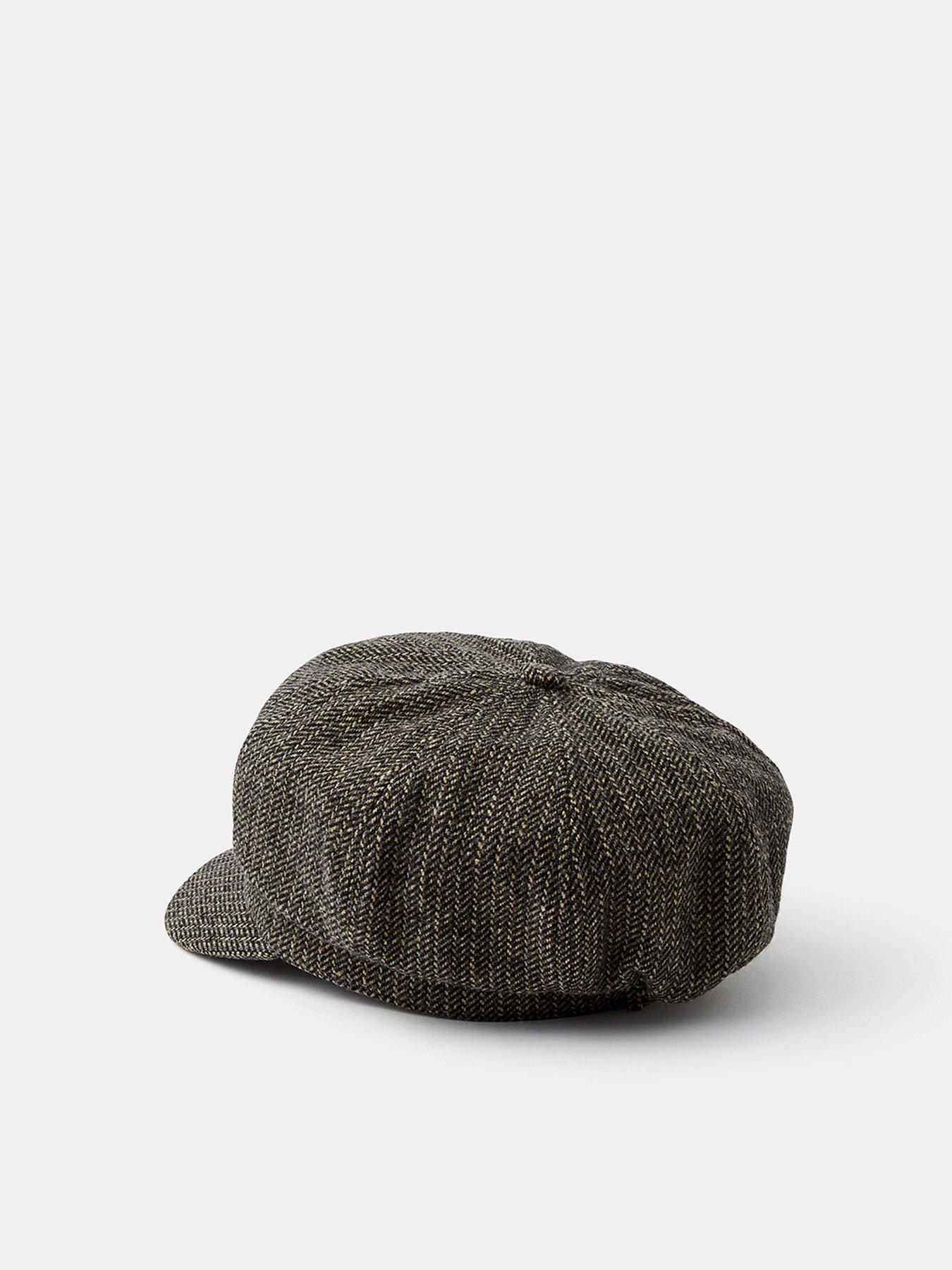 Image 3 of 4 of Accessorize Bakerboy Cap - Grey
