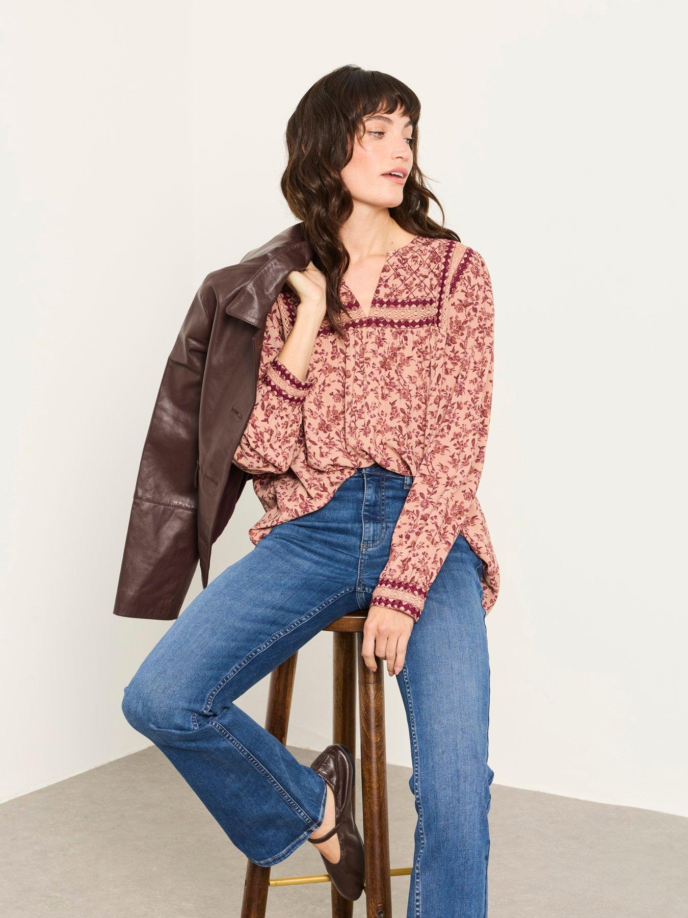Image 3 of 6 of FatFace Laurel Floral Blouse