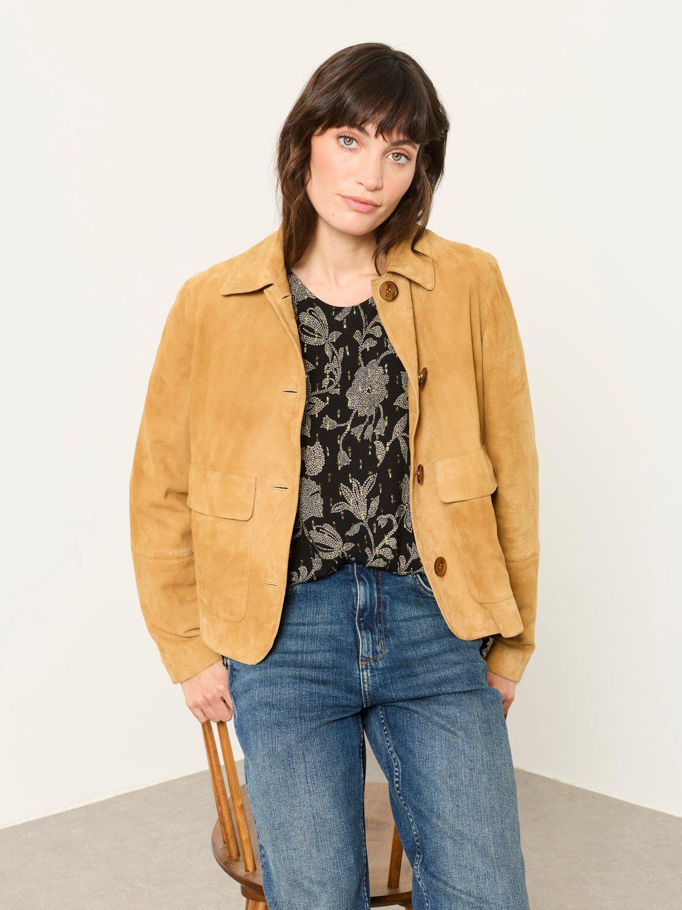 Image 5 of 6 of FatFace Women's Sofia Dot Floral Embroidered Blouse - Black
