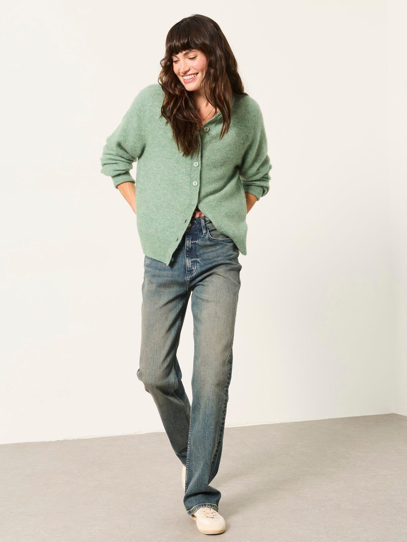 Image 3 of 6 of FatFace Womens Carmel Straight Leg Stretch Jeans - Blue