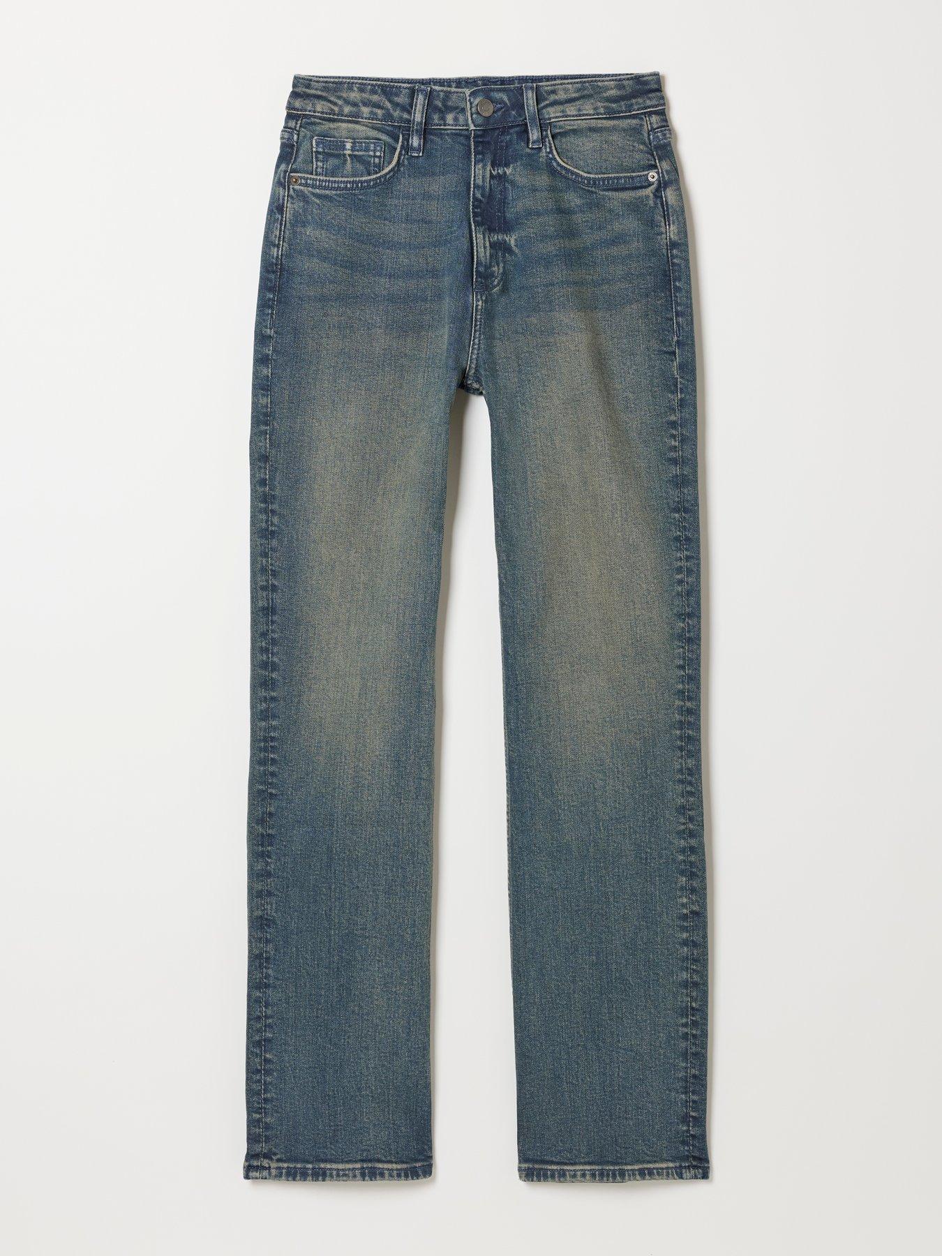 Image 6 of 6 of FatFace Womens Carmel Straight Leg Stretch Jeans - Blue