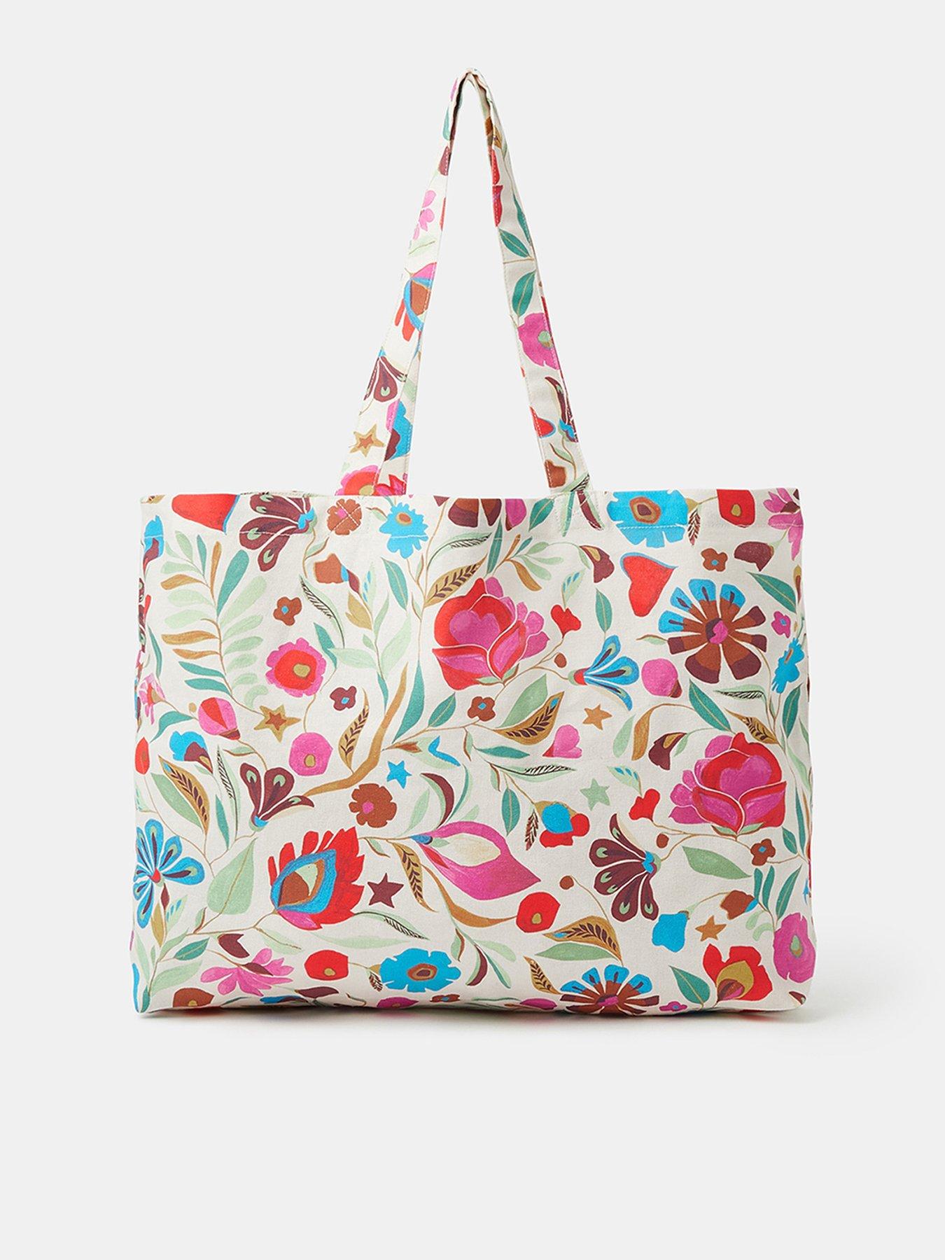 Accessorize Large Floral Print Shopper Tote Bag - Multi